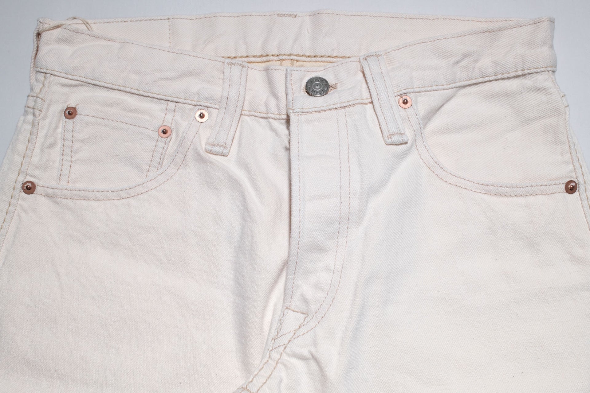 Pure Blue Japan 14oz 1172-3 Ecru X Beige Denim (Slim Tapered fit)