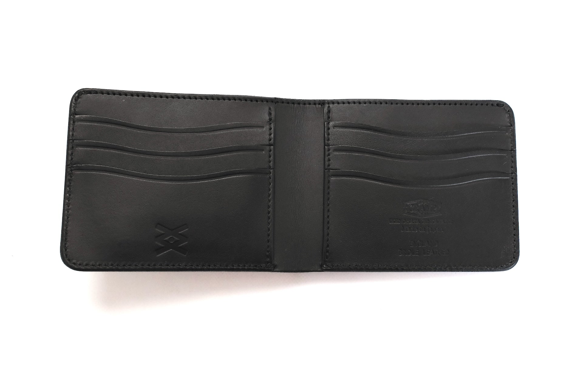 Ginkawaten X CORLECTION Bridle Cowhide Short Wallet (Chocolate Brown)