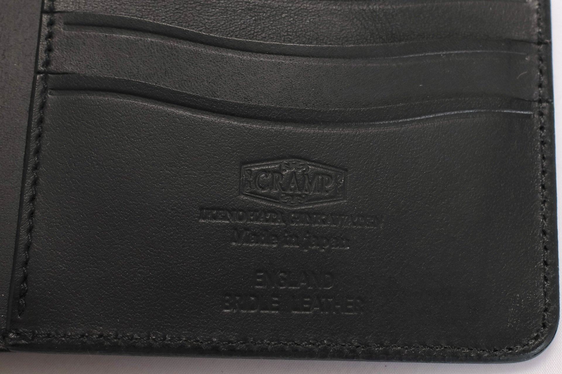 Ginkawaten X CORLECTION Bridle Cowhide Short Wallet (Chocolate Brown)