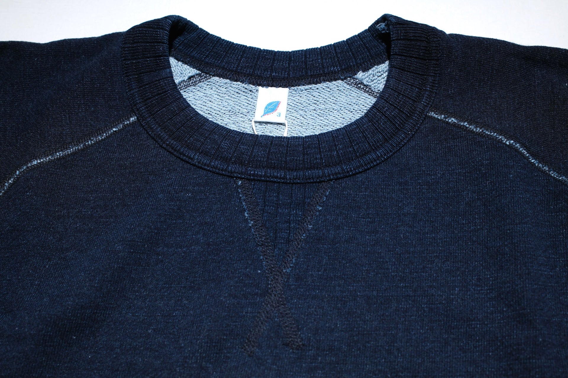 Pure Blue Japan Indigo Dyed "Classic" Raglan Sweatshirt