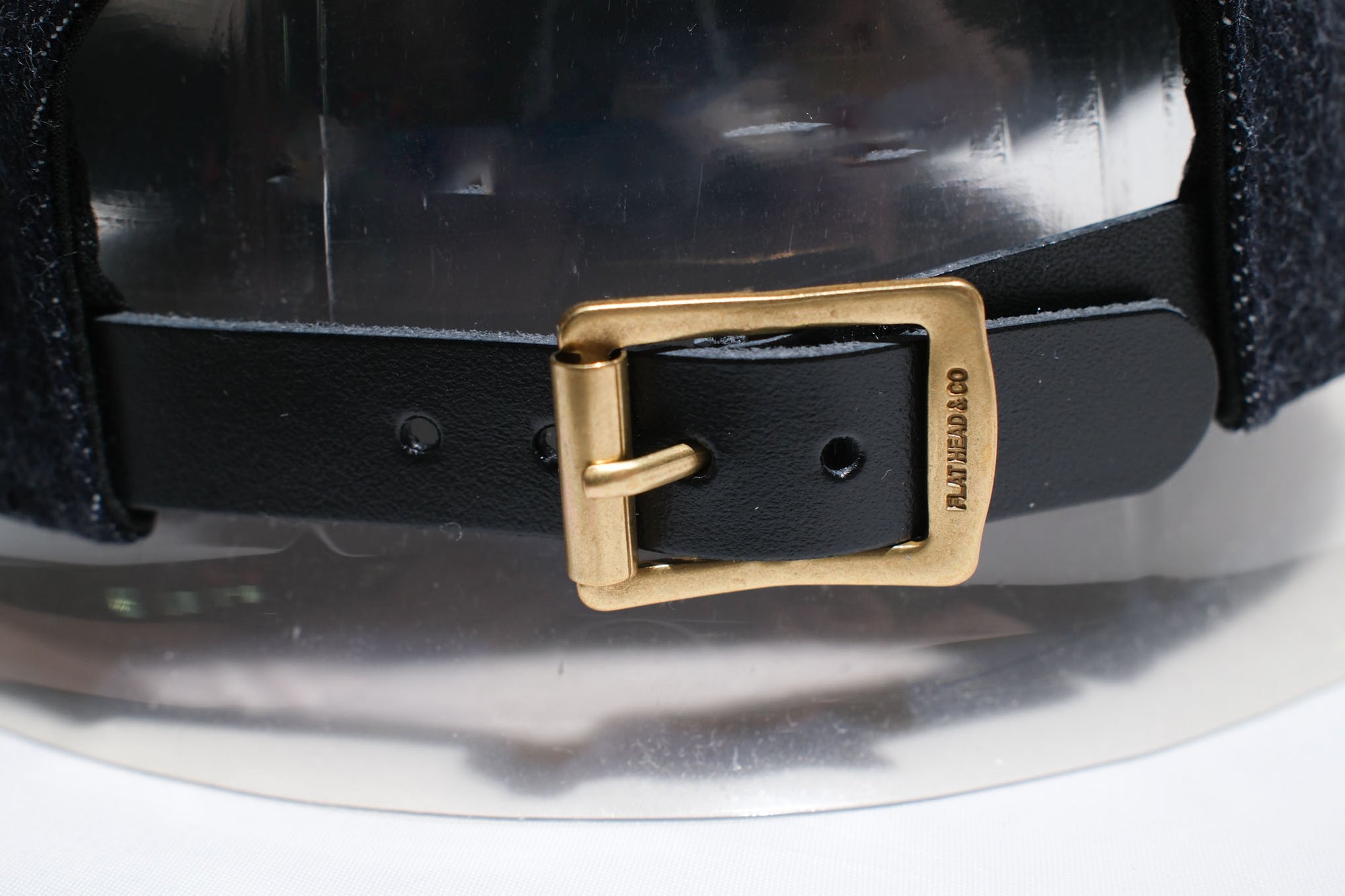 The Flat Head 12oz Selvage Denim "Flying Wheel" Trucker Cap (Grand Indigo)