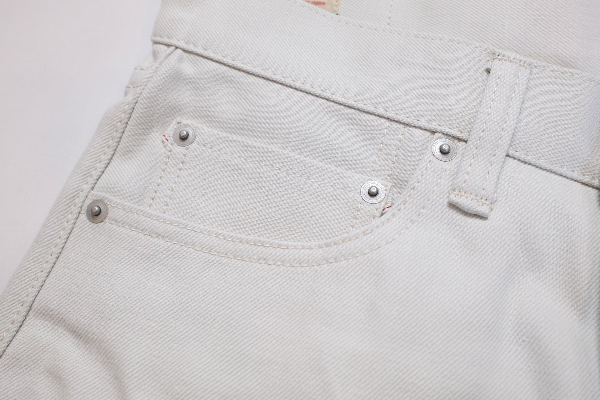 MOMOTARO JEANS 13oz 0306-IVO Ivory Denim (Slim Tapered Fit)