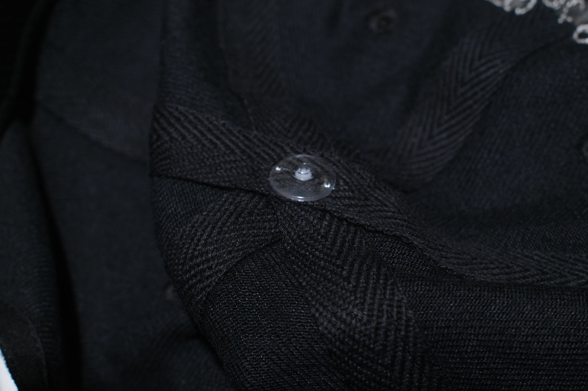 The Flat Head 12oz Selvage Denim "Flying Wheel" Trucker Cap (Solid Black)