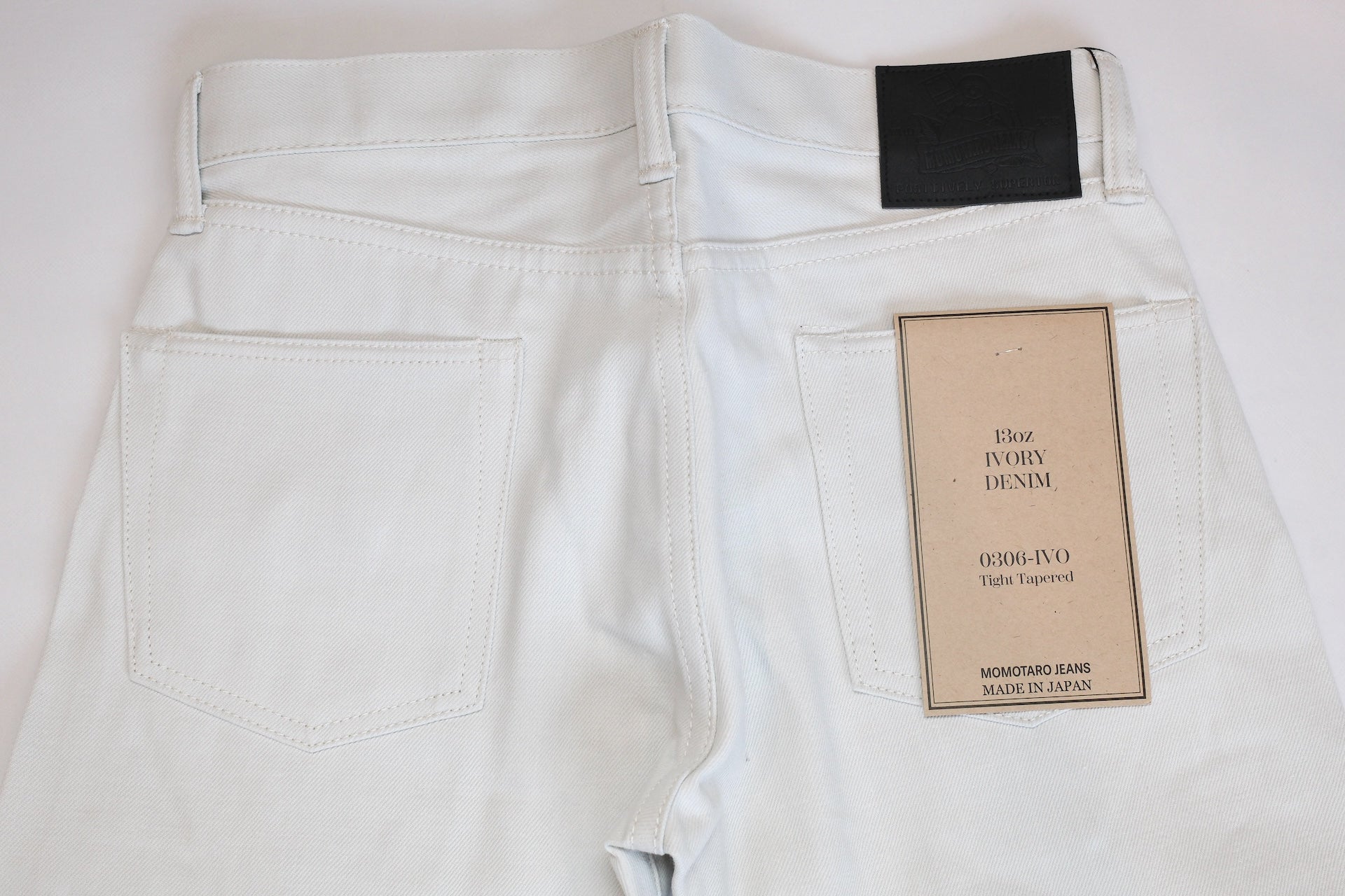 MOMOTARO JEANS 13oz 0306-IVO Ivory Denim (Slim Tapered Fit)
