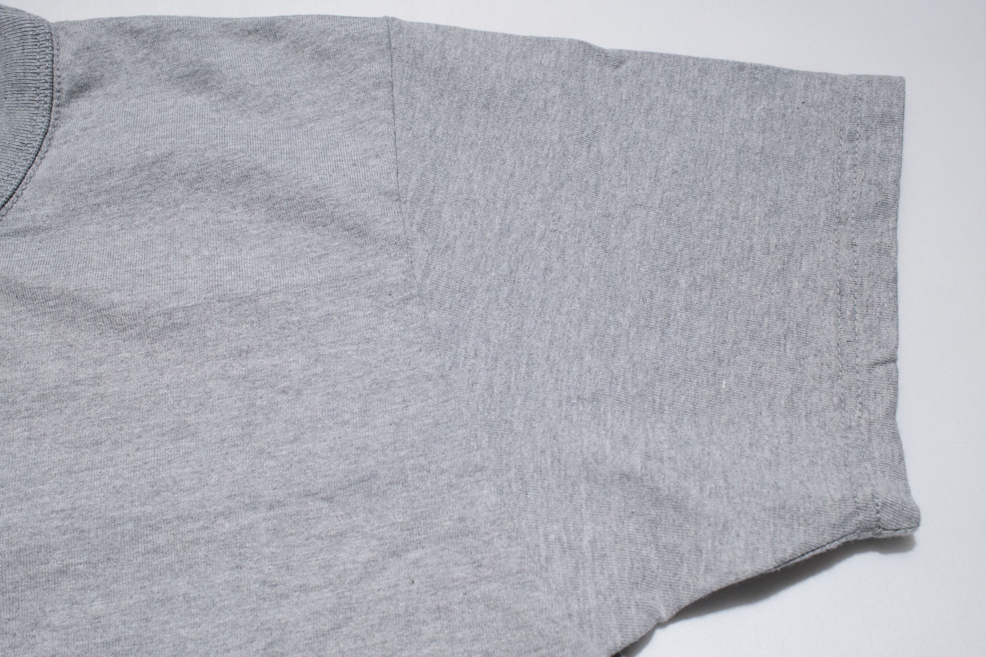 The Flat Head '26SS Version 9oz Loopwheeled Plain Tee (Heather Grey)