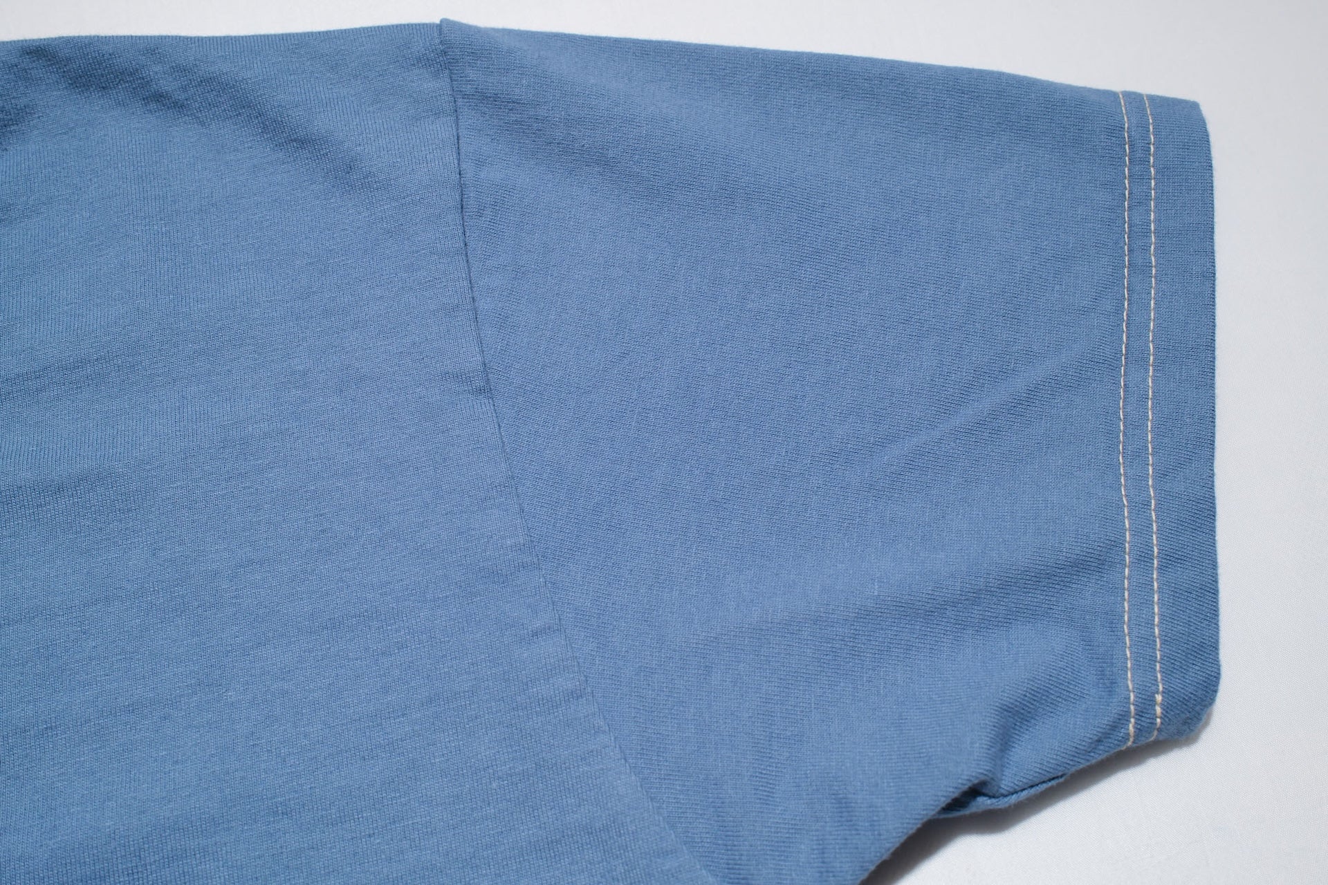 The Flat Head '25 Version 9oz Loopwheeled Plain Tee (Lake Blue)