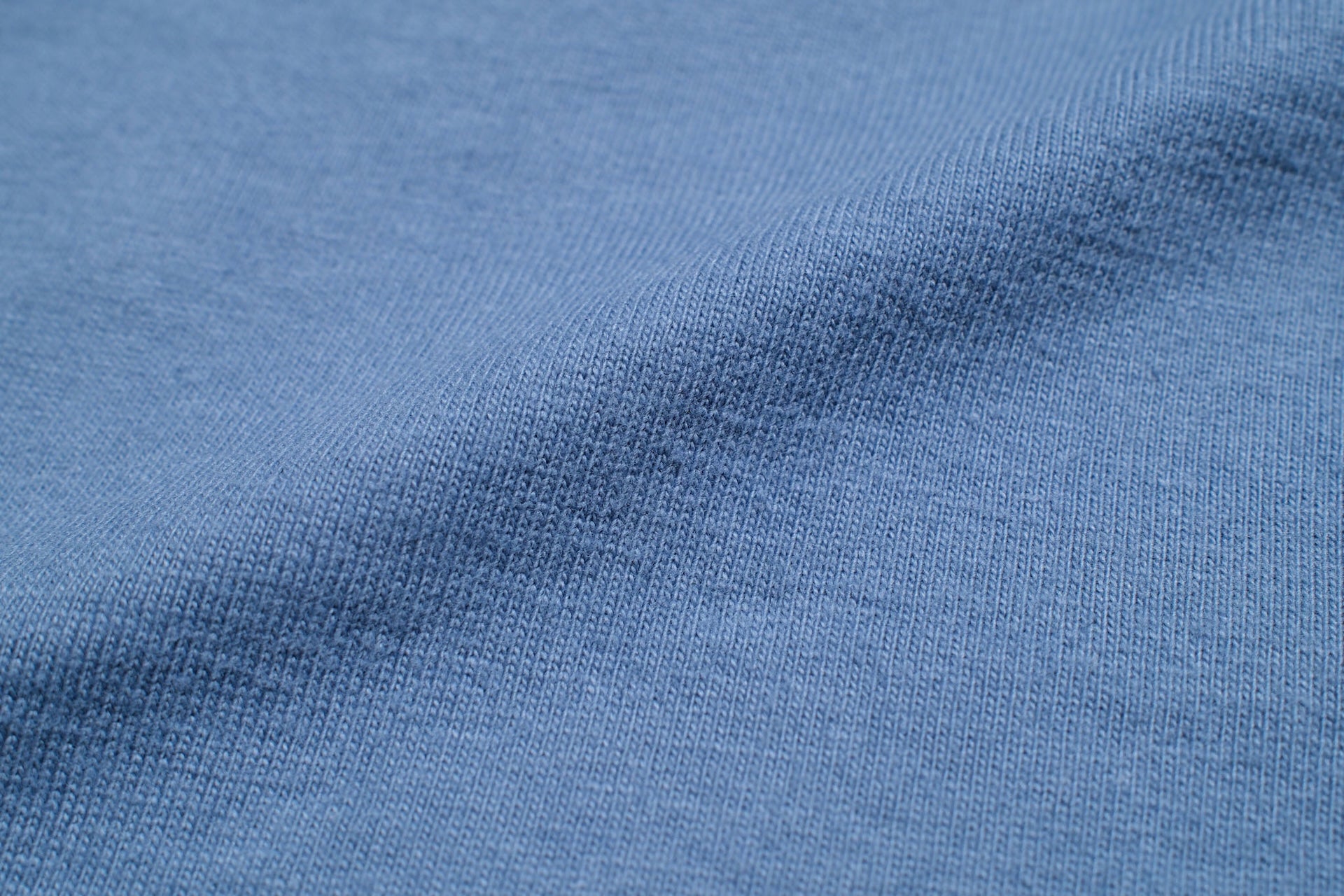 The Flat Head '25 Version 9oz Loopwheeled Plain Tee (Lake Blue)