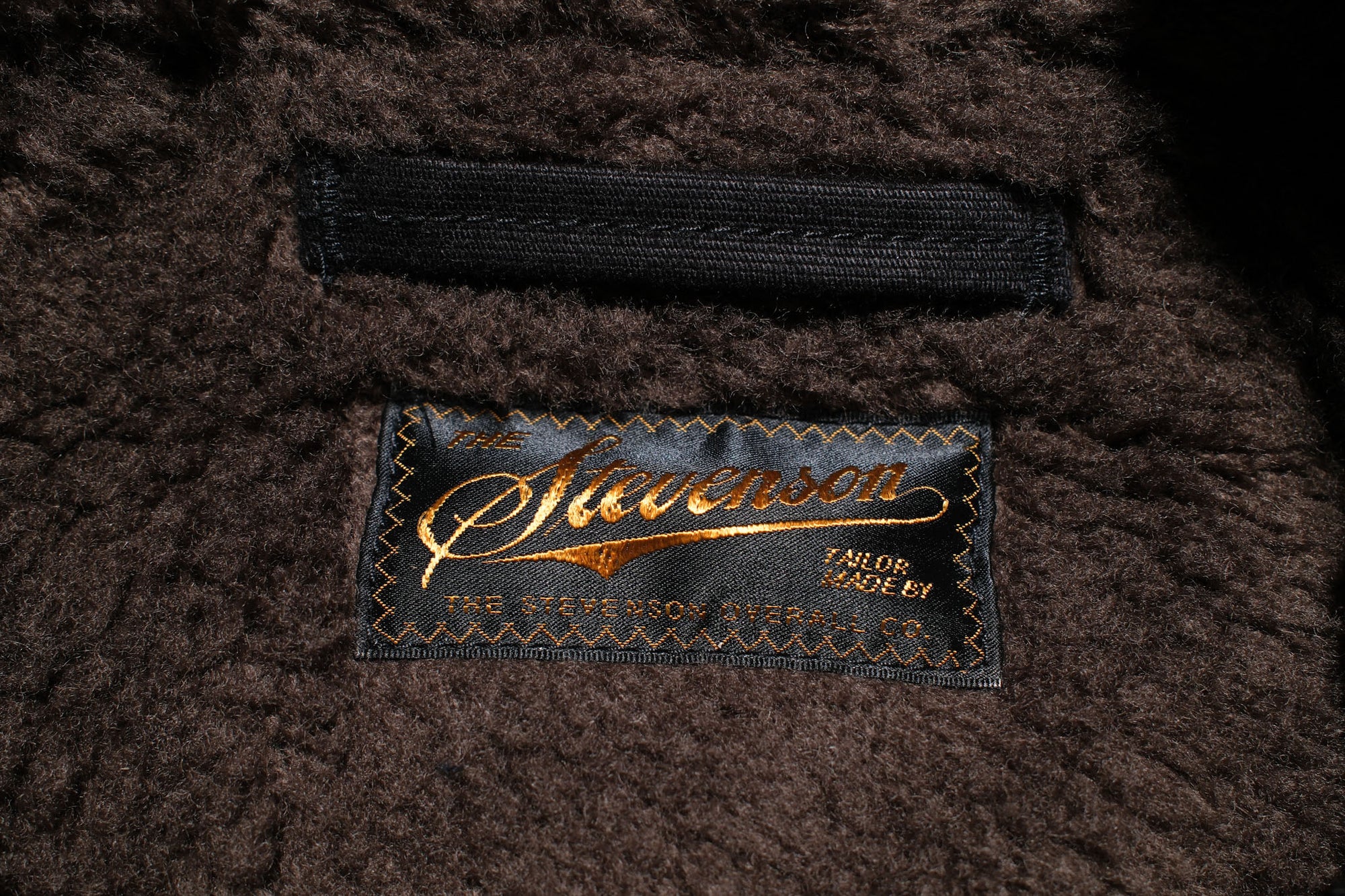 Stevenson Overall Co. Heavyweight Jungle Cloth "Navigateur" Hooded Deck Jacket (Solid Black)