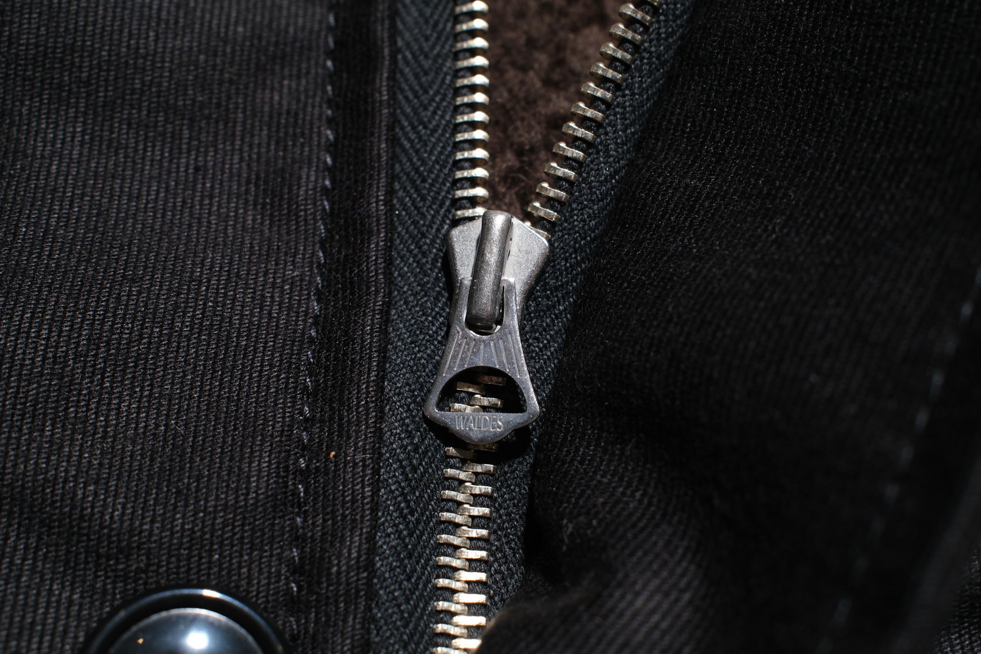 Stevenson Overall Co. Heavyweight Jungle Cloth "Navigateur" Hooded Deck Jacket (Solid Black)