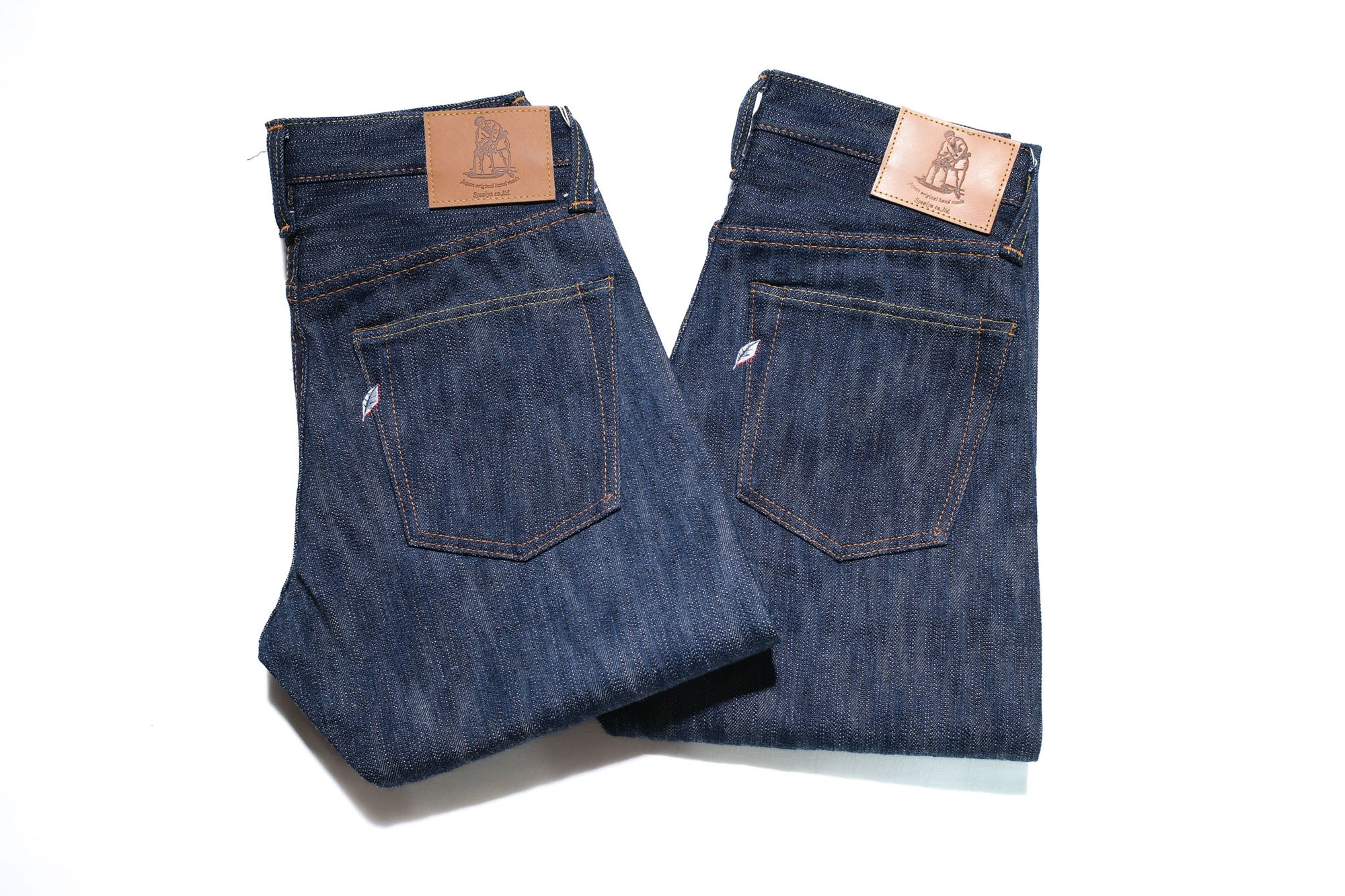 Pure Blue Japan 15oz KS-15oz-019 "Kasuri Indigo" Denim (Relaxed Tapered fit)