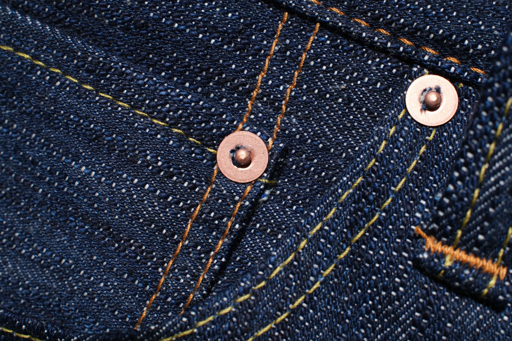 Pure Blue Japan 15oz KS-15oz-013 "Kasuri Indigo" Denim (Slim Tapered fit)