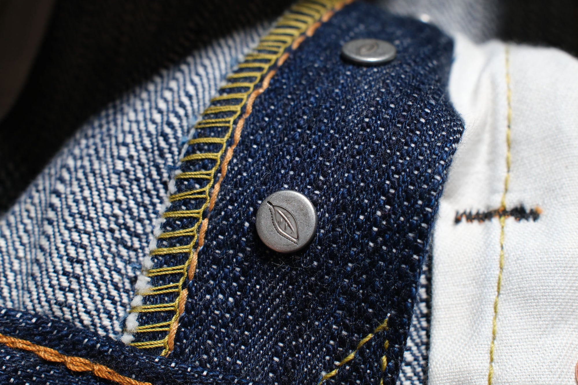 Pure Blue Japan 15oz KS-15oz-013 "Kasuri Indigo" Denim (Slim Tapered fit)