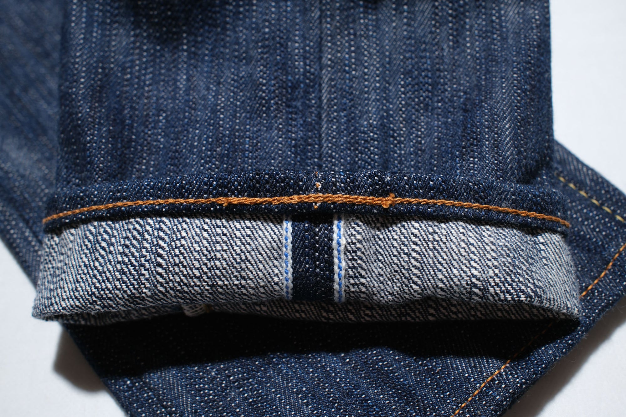 Pure Blue Japan 15oz KS-15oz-013 "Kasuri Indigo" Denim (Slim Tapered fit)
