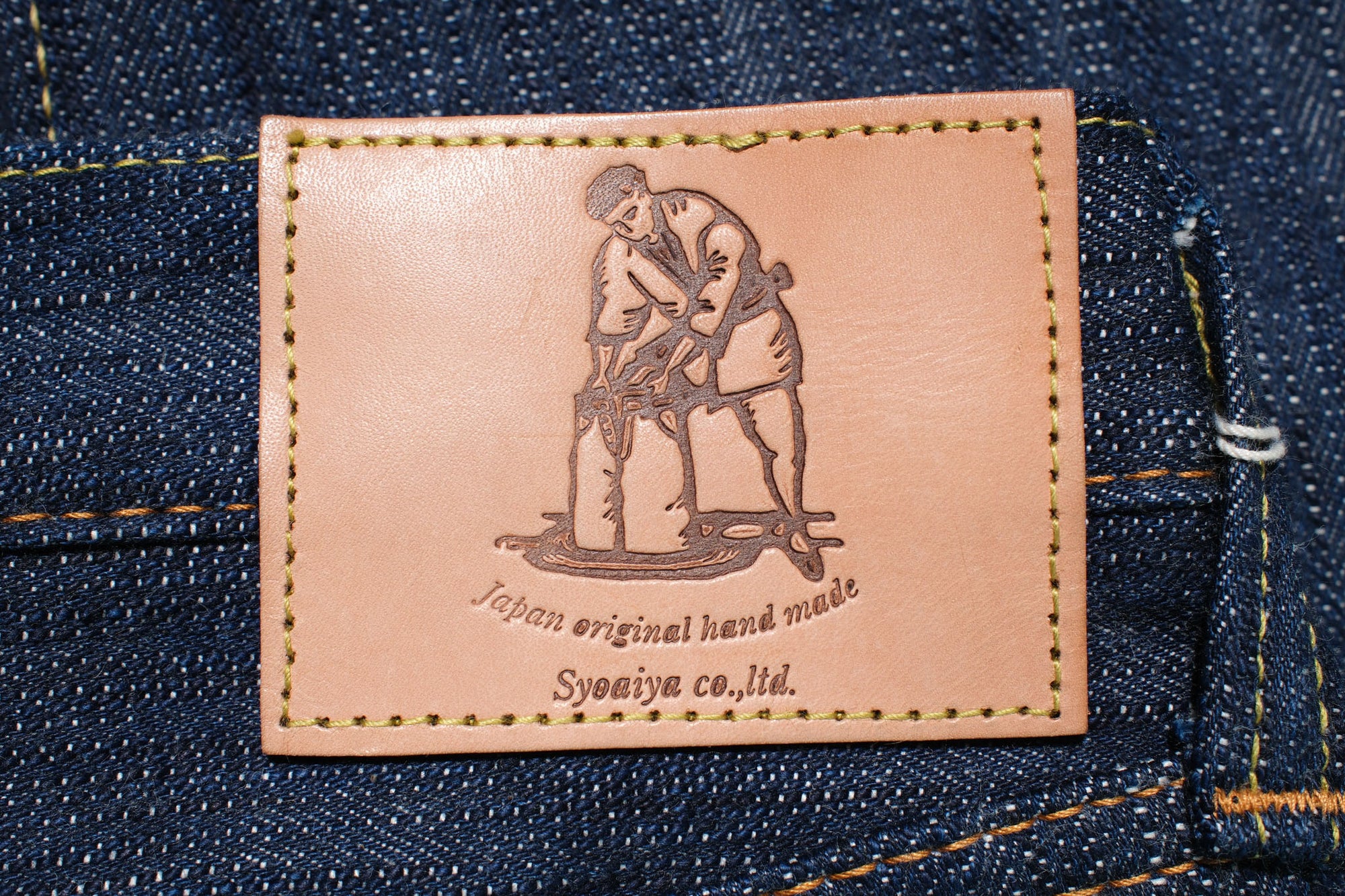 Pure Blue Japan 15oz KS-15oz-013 "Kasuri Indigo" Denim (Slim Tapered fit)