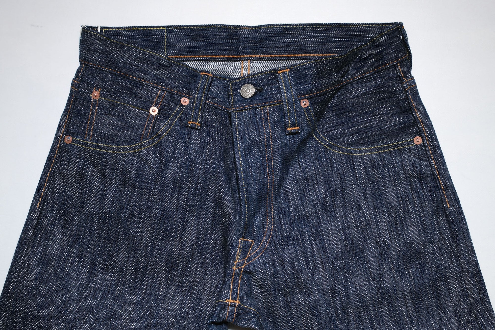 Pure Blue Japan 15oz KS-15oz-013 "Kasuri Indigo" Denim (Slim Tapered fit)
