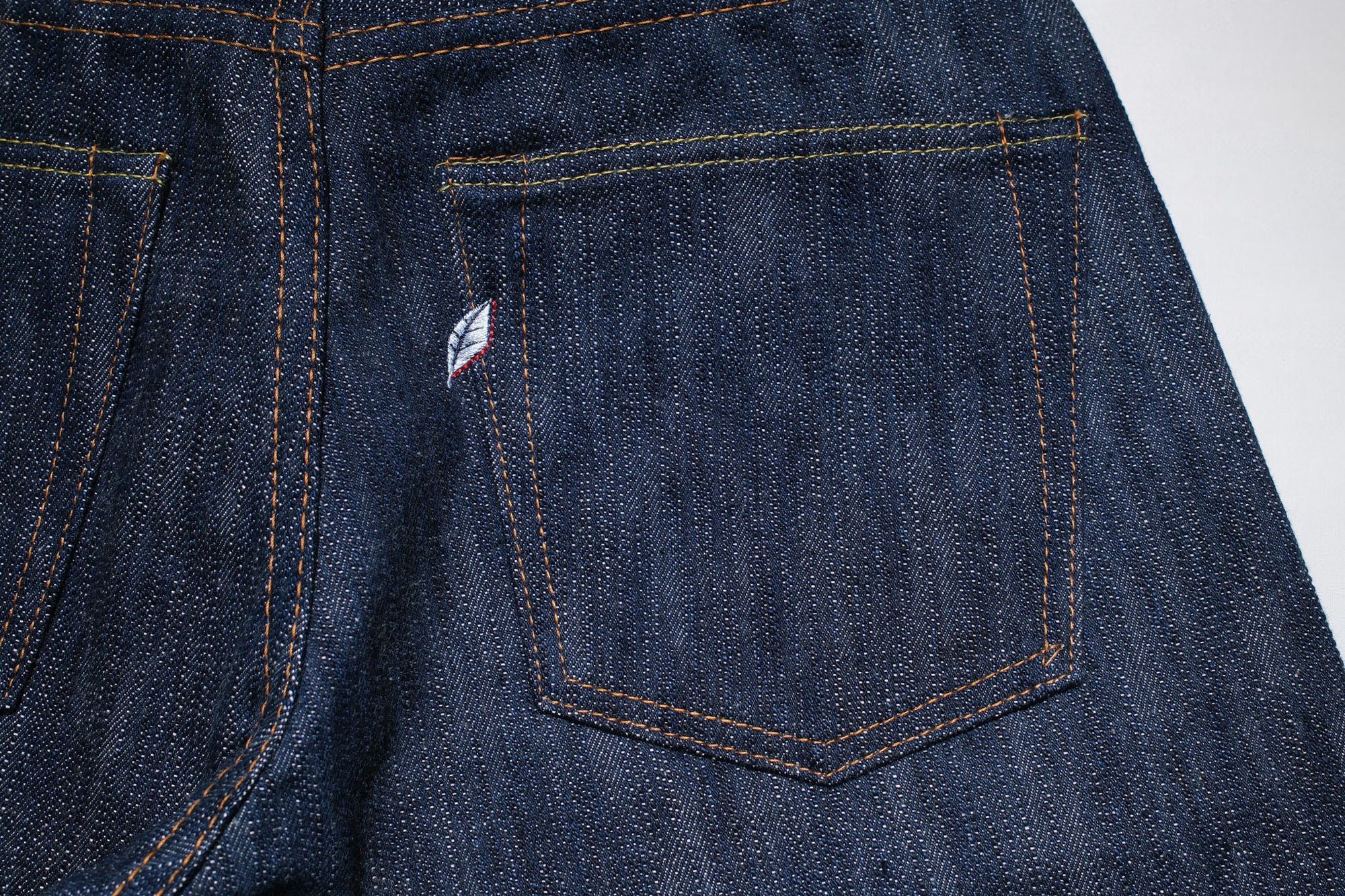 Pure Blue Japan 15oz KS-15oz-013 "Kasuri Indigo" Denim (Slim Tapered fit)