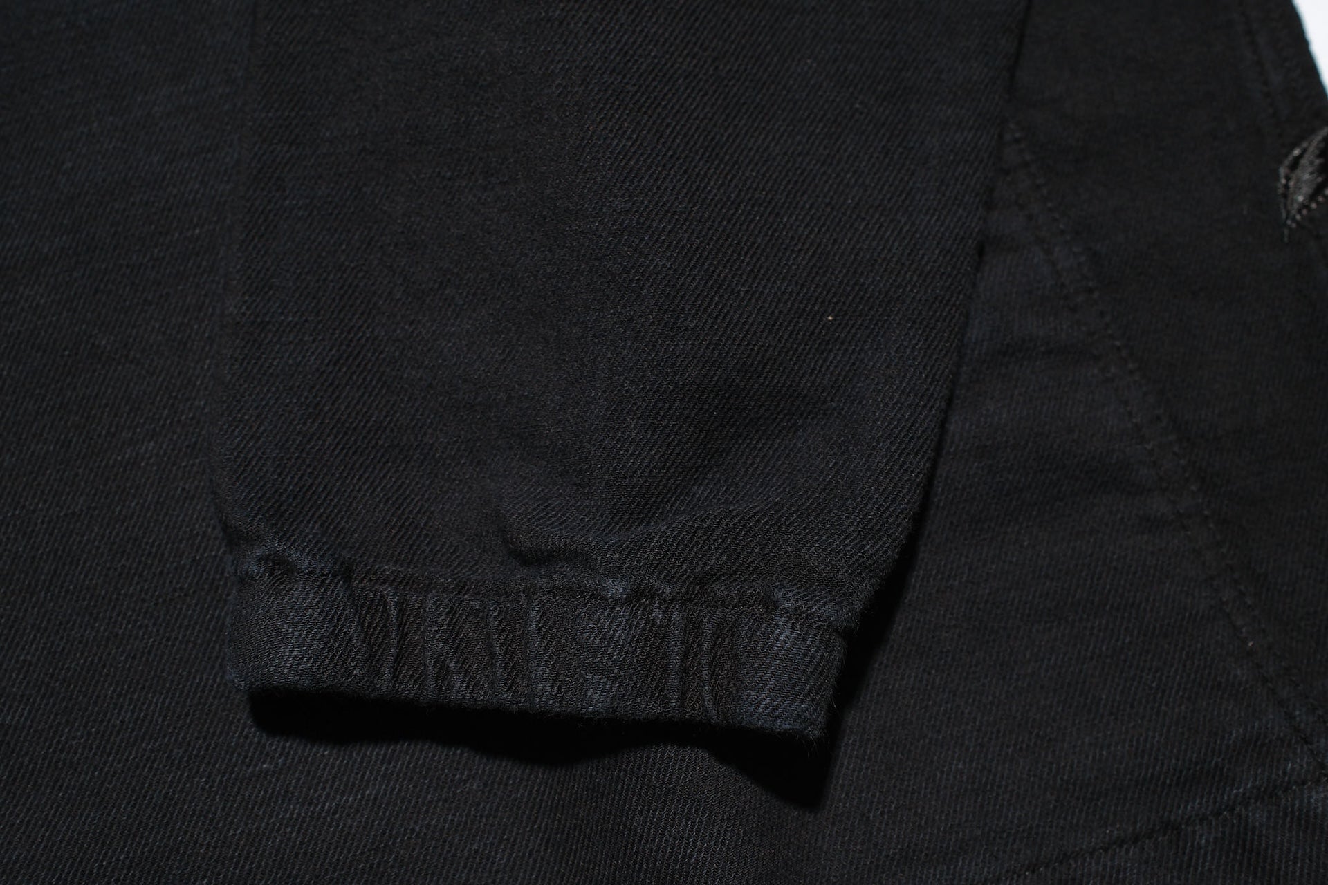 Pure Blue Japan "All-Seasons" Tricot-Denim Navy Parka (Black Coated)