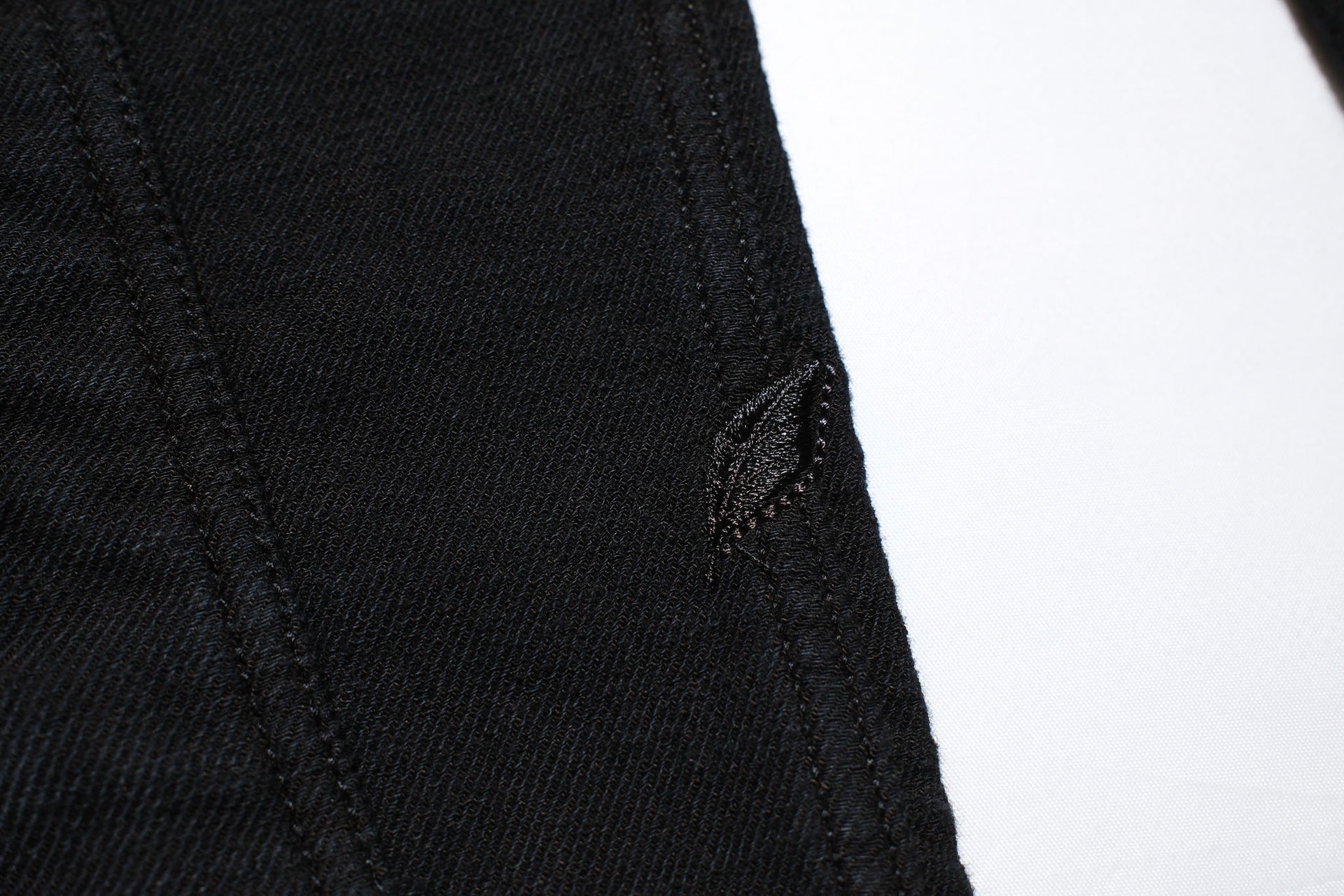Pure Blue Japan "All-Seasons" Tricot-Denim Navy Parka (Black Coated)