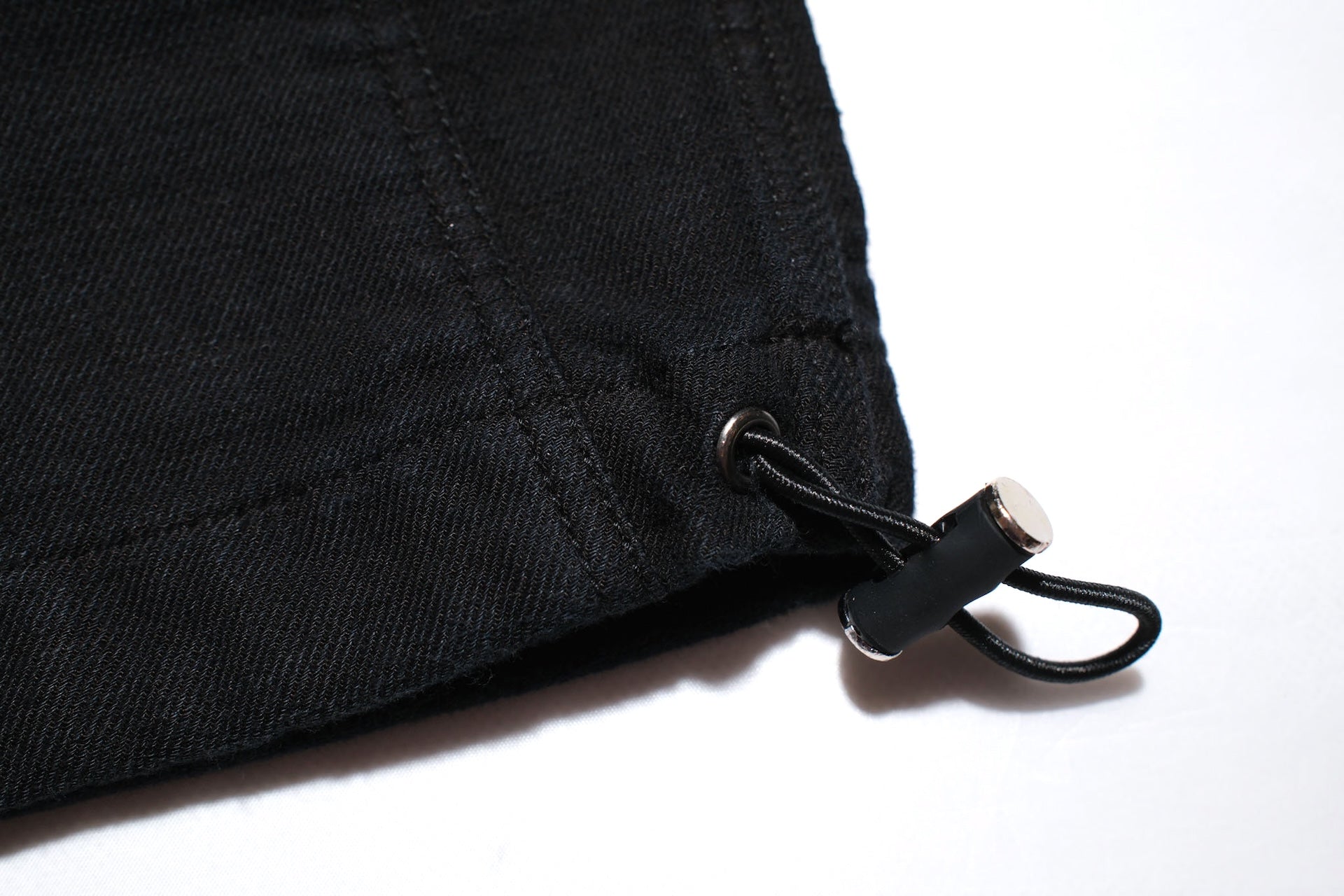 Pure Blue Japan "All-Seasons" Tricot-Denim Navy Parka (Black Coated)