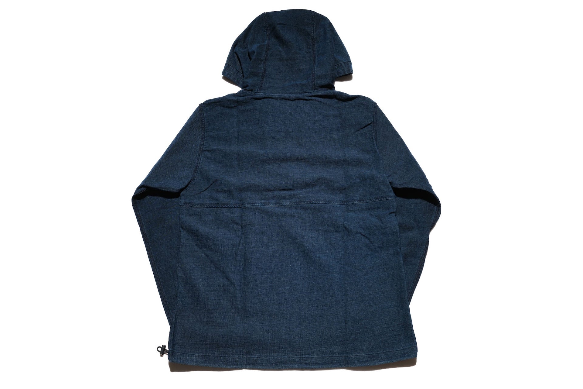 Pure Blue Japan "All-Seasons" Tricot-Denim Navy Parka (Grand Indigo)