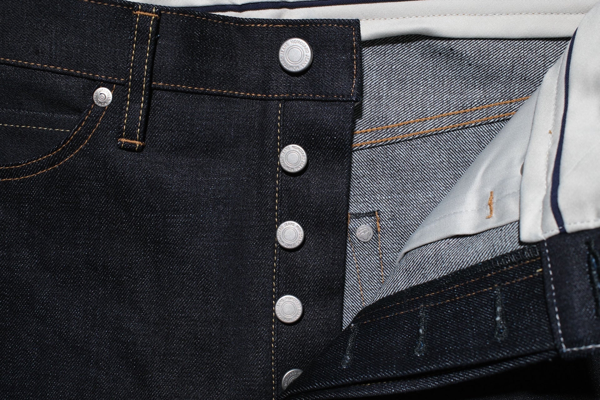 MOMOTARO JEANS 14.7oz "Tokuno Blue" #300 Denim (Slim Tapered fit)