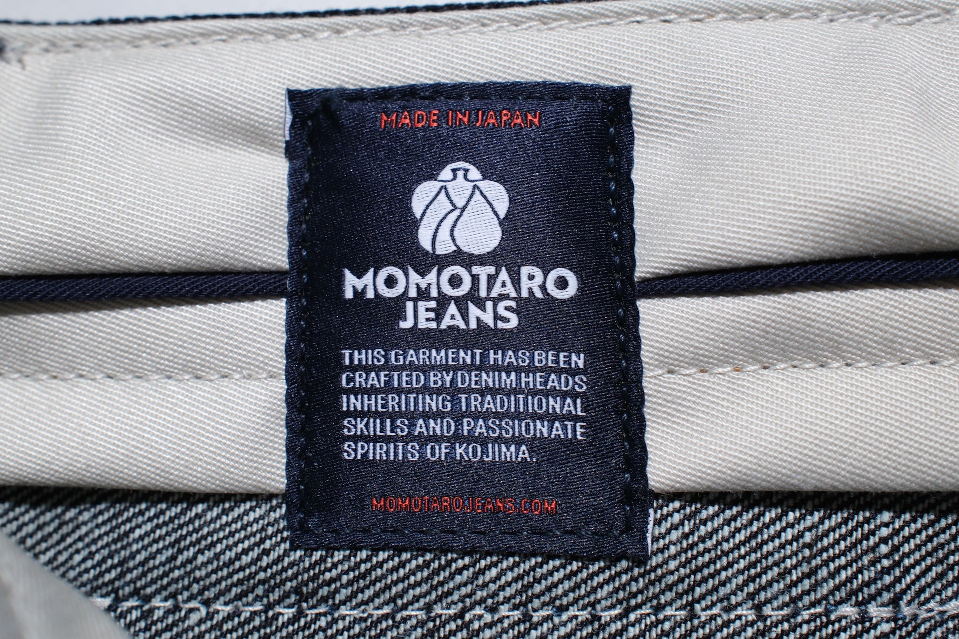 MOMOTARO JEANS 14.7oz "Tokuno Blue" #300 Denim (Slim Tapered fit)