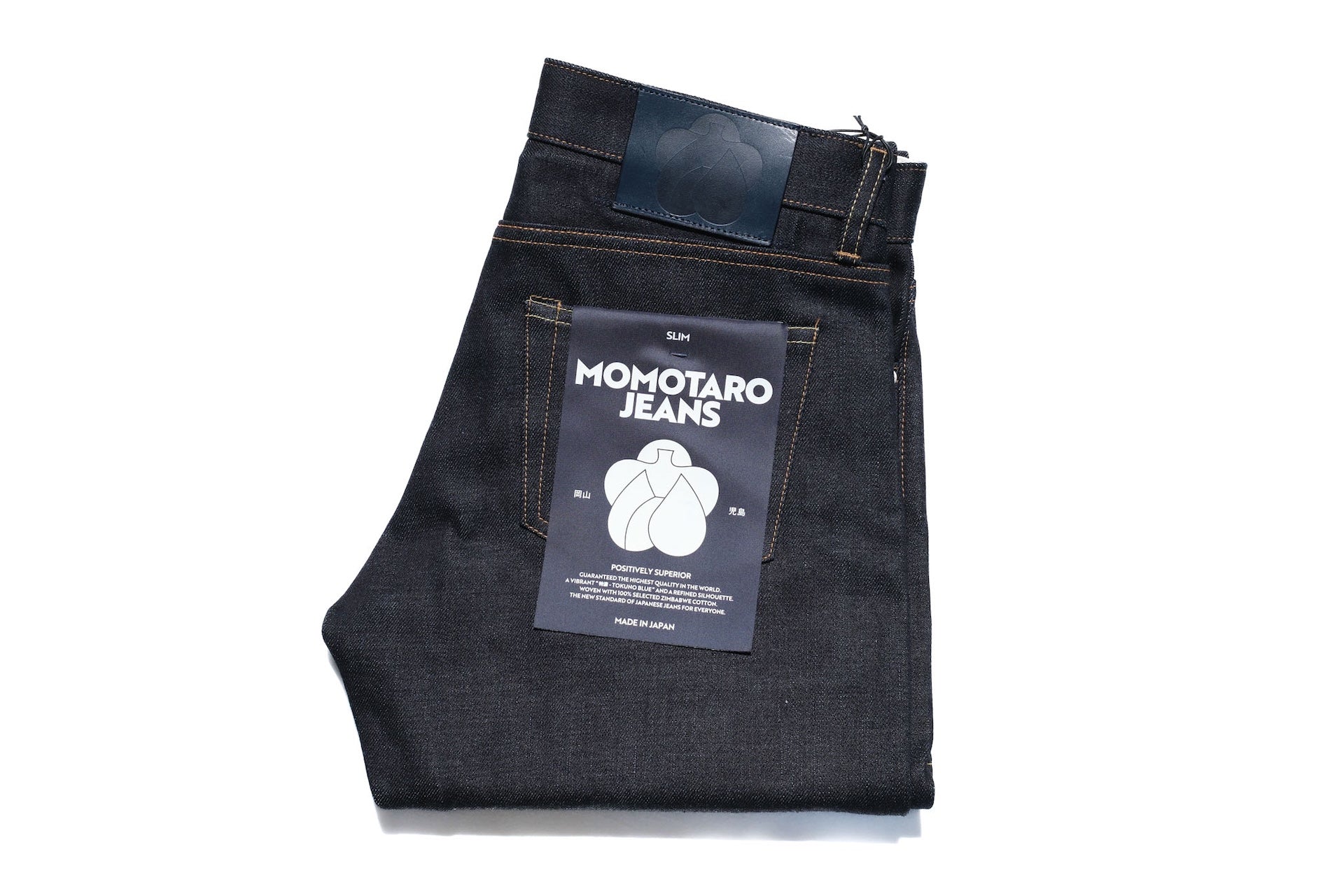 MOMOTARO JEANS 14.7oz "Tokuno Blue" #300 Denim (Slim Tapered fit)