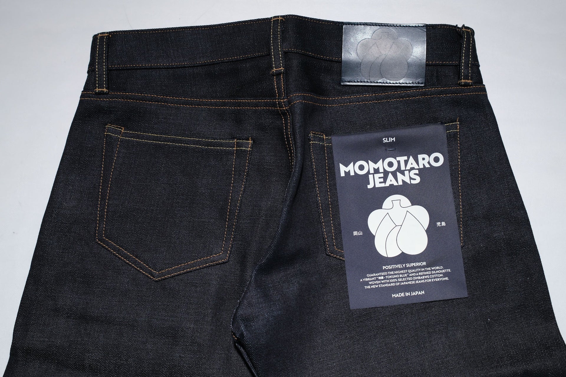 MOMOTARO JEANS 14.7oz "Tokuno Blue" #300 Denim (Slim Tapered fit)