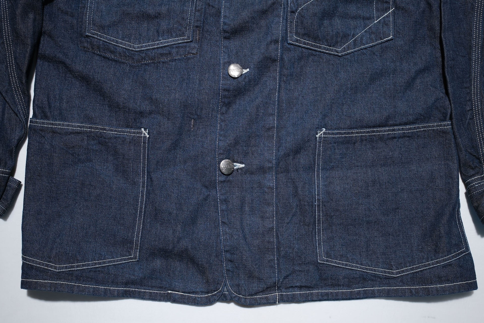 Freewheelers 10oz Lot. 100 "Ironalls" Denim Jacket (Indigo)