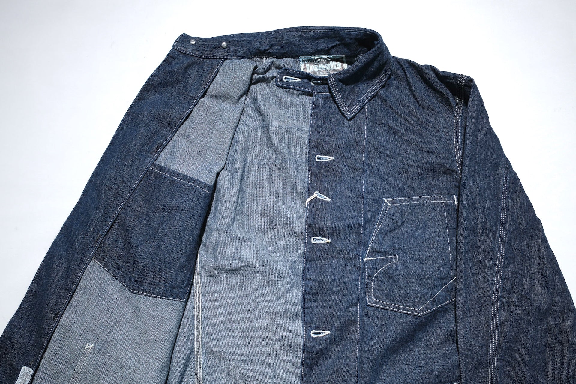 Freewheelers 10oz Lot. 100 "Ironalls" Denim Jacket (Indigo)