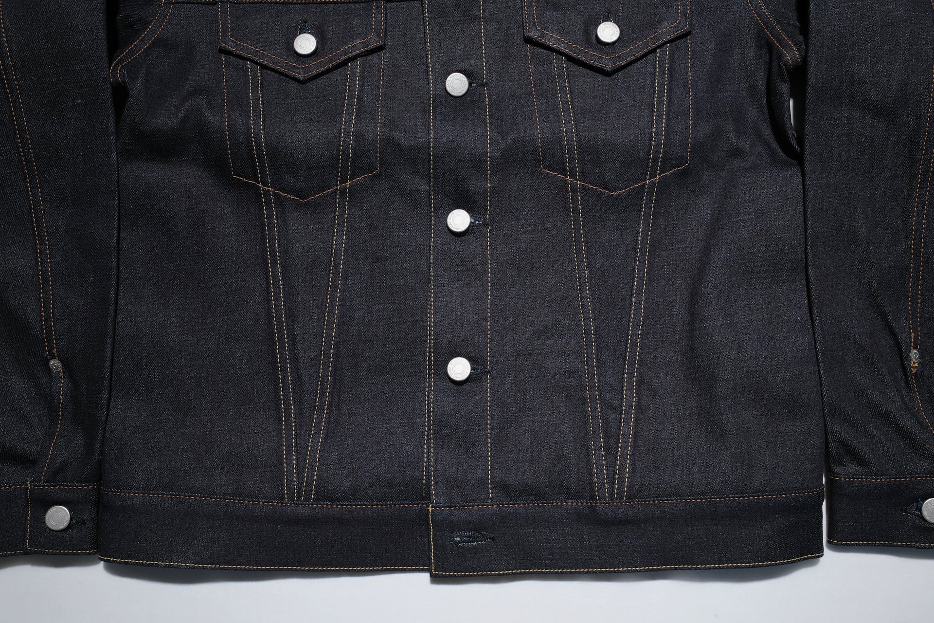 MOMOTARO JEANS 14.7oz "Tokuno Blue" Modified Type 3 Denim Jacket (Indigo)
