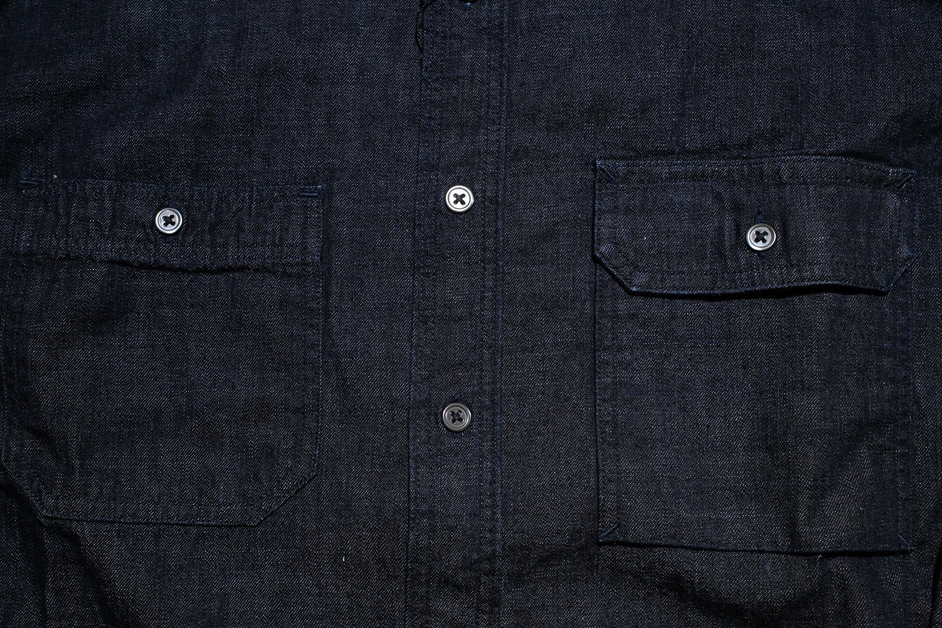 MOMOTARO JEANS 8oz Indigo Dyed Selvage Denim Workshirt