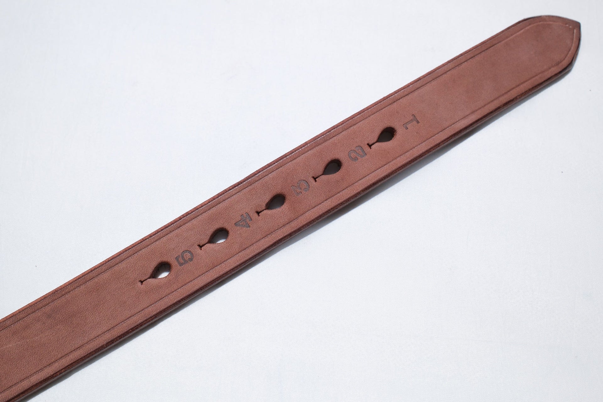 Inception by Accel Company "Benz Cowhide" Narrow Belt (Brown)