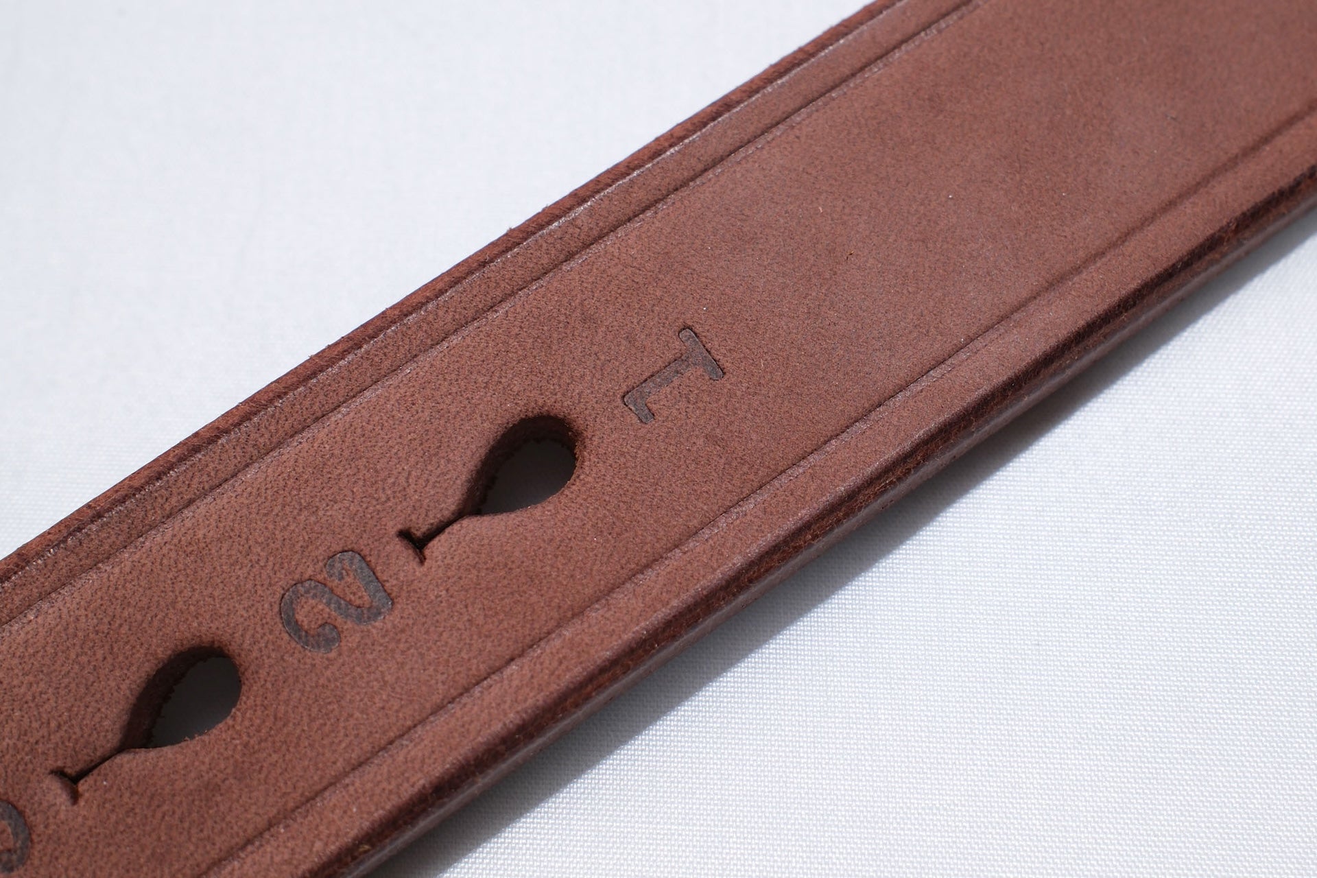 Inception by Accel Company "Benz Cowhide" Narrow Belt (Brown)