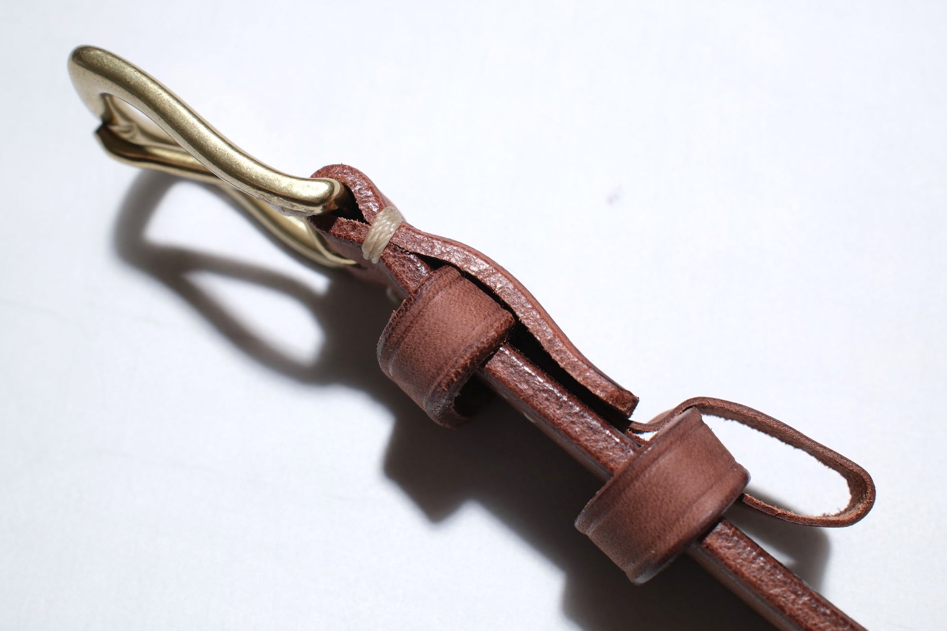 Inception by Accel Company "Benz Cowhide" Narrow Belt (Brown)