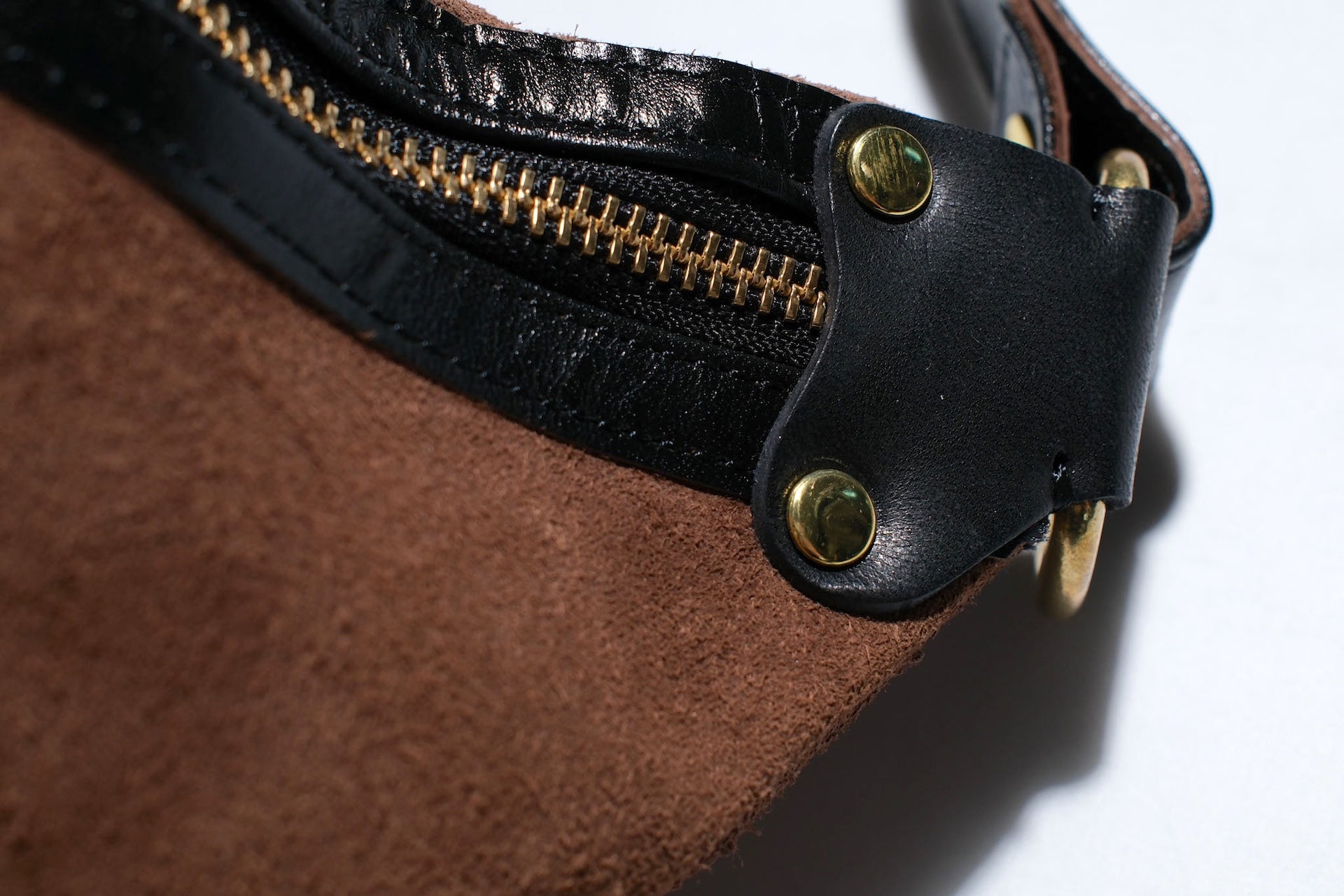 Inception by Accel Co. Rough Out Horsebutt "Funky" Shoulder Bag (Chocolate Brown)