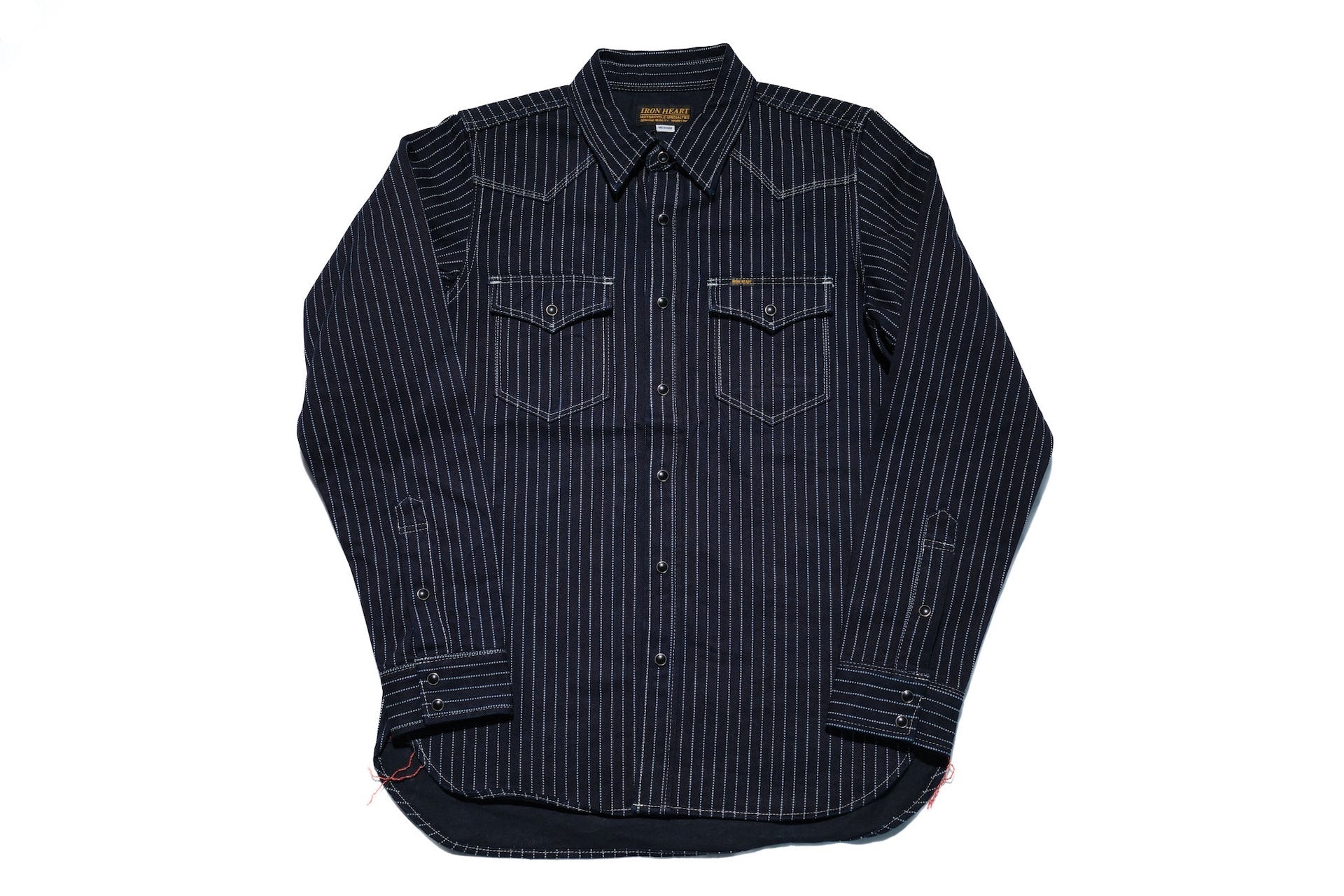 Iron Heart 12oz Wabash Western Shirt (Indigo)