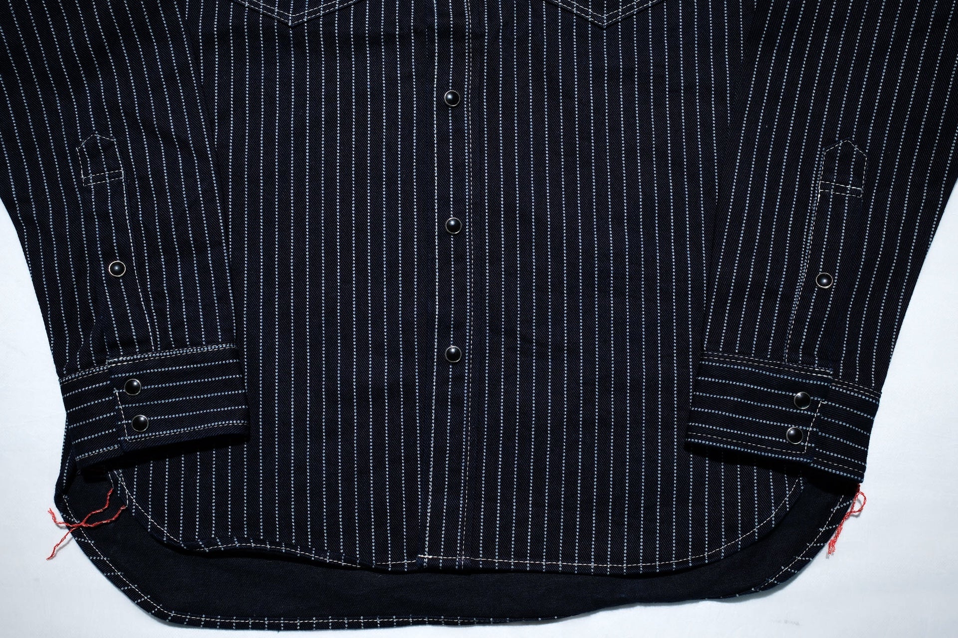 Iron Heart 12oz Wabash Western Shirt (Indigo)