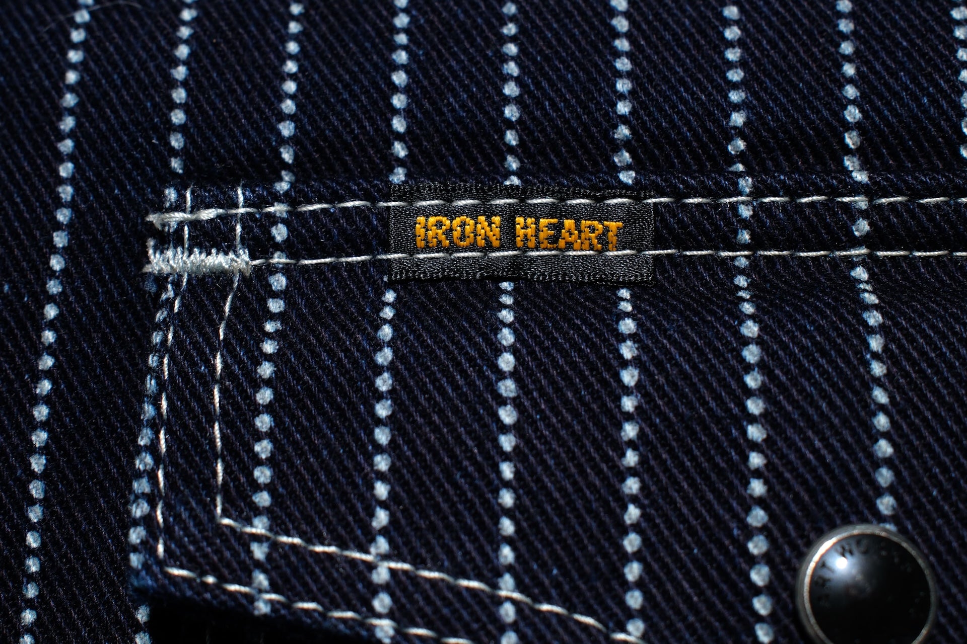 Iron Heart 12oz Wabash Western Shirt (Indigo)