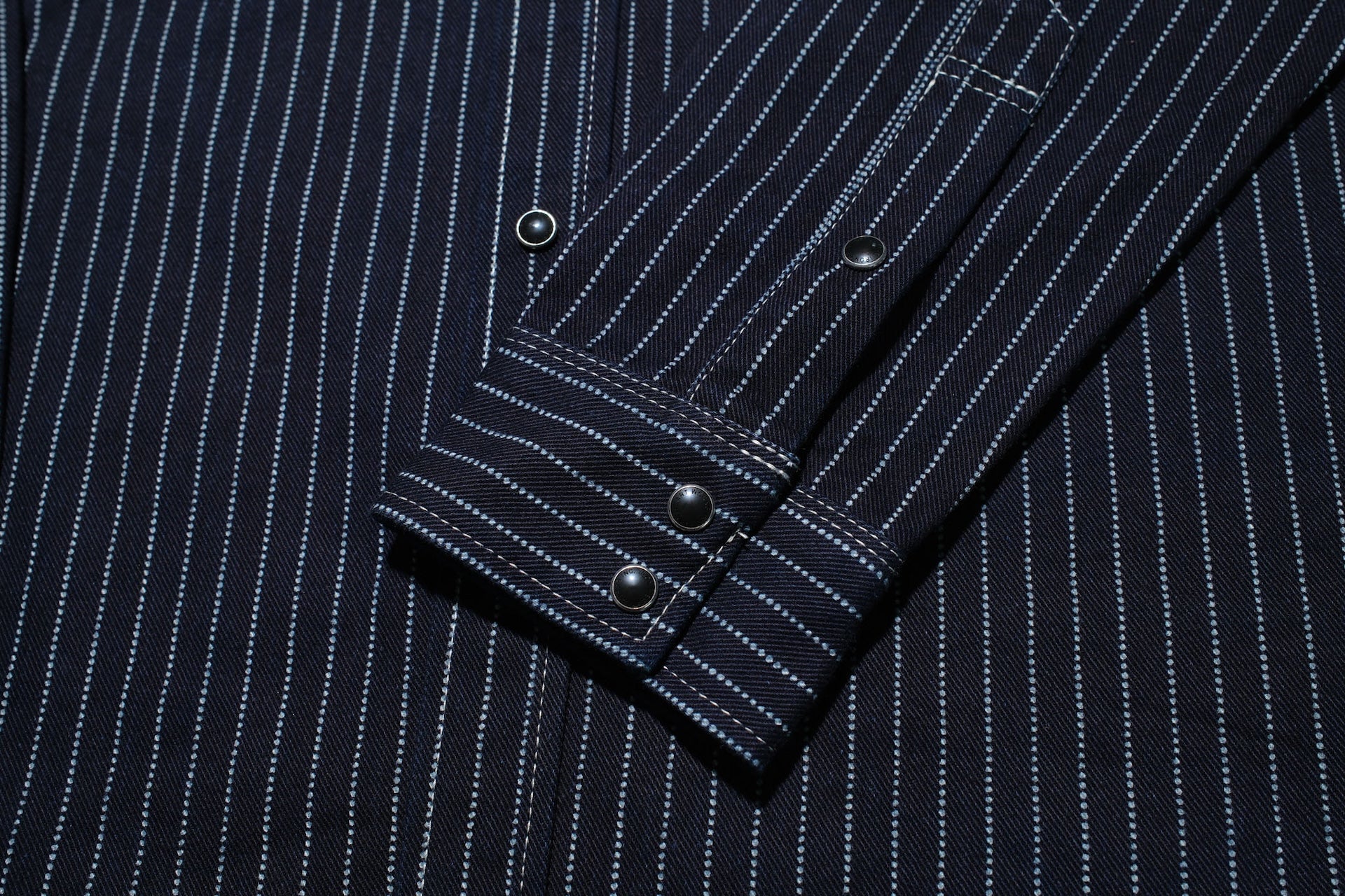 Iron Heart 12oz Wabash Western Shirt (Indigo)