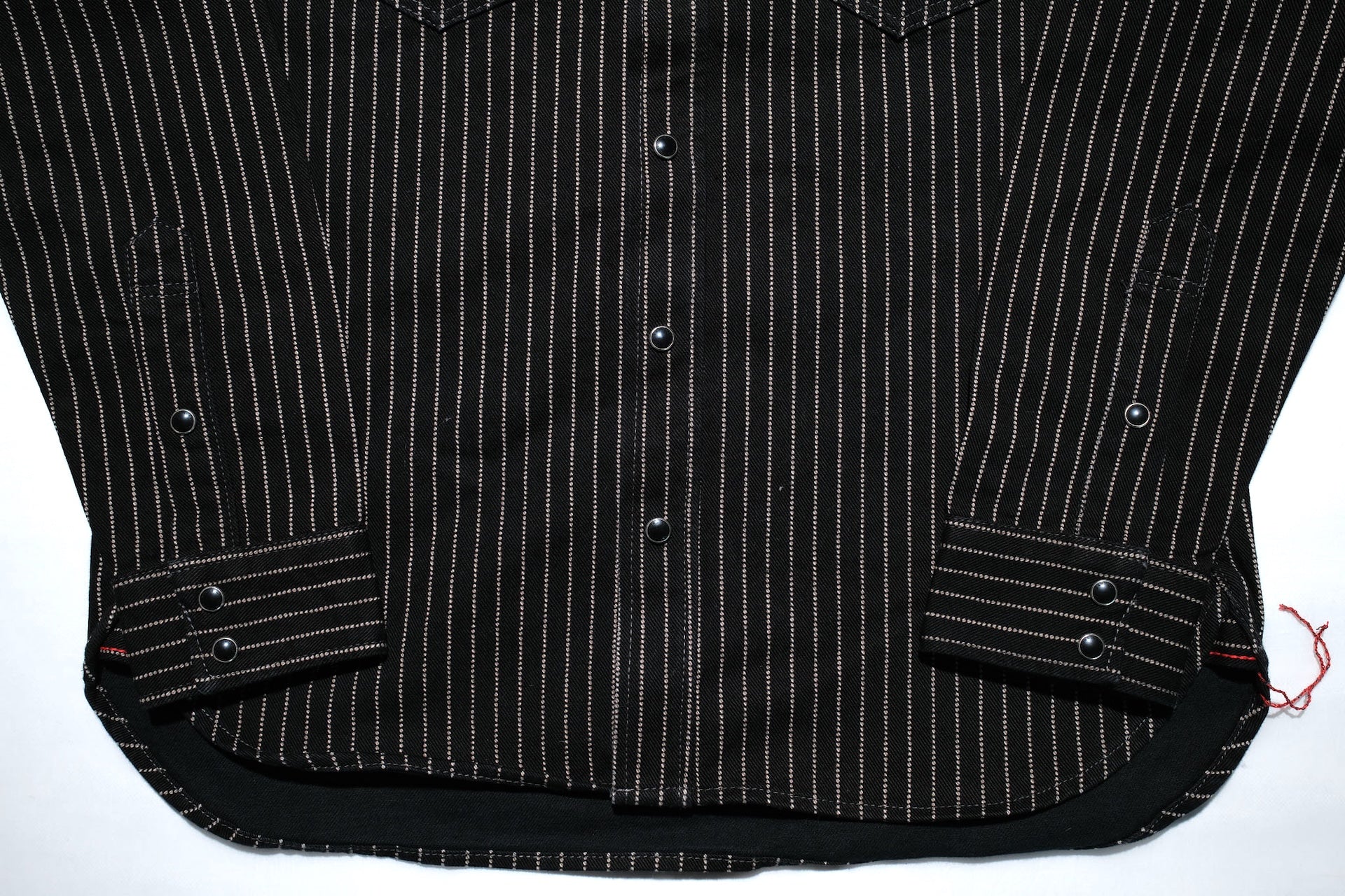Iron Heart 12oz Wabash Western Shirt (Black)