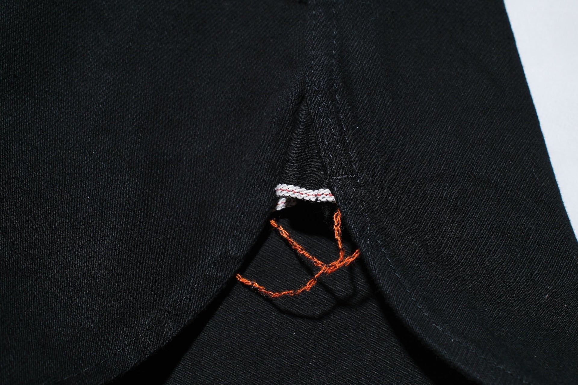 Iron Heart 12oz "Johnny Cash" Black Selvage Denim Work Shirt