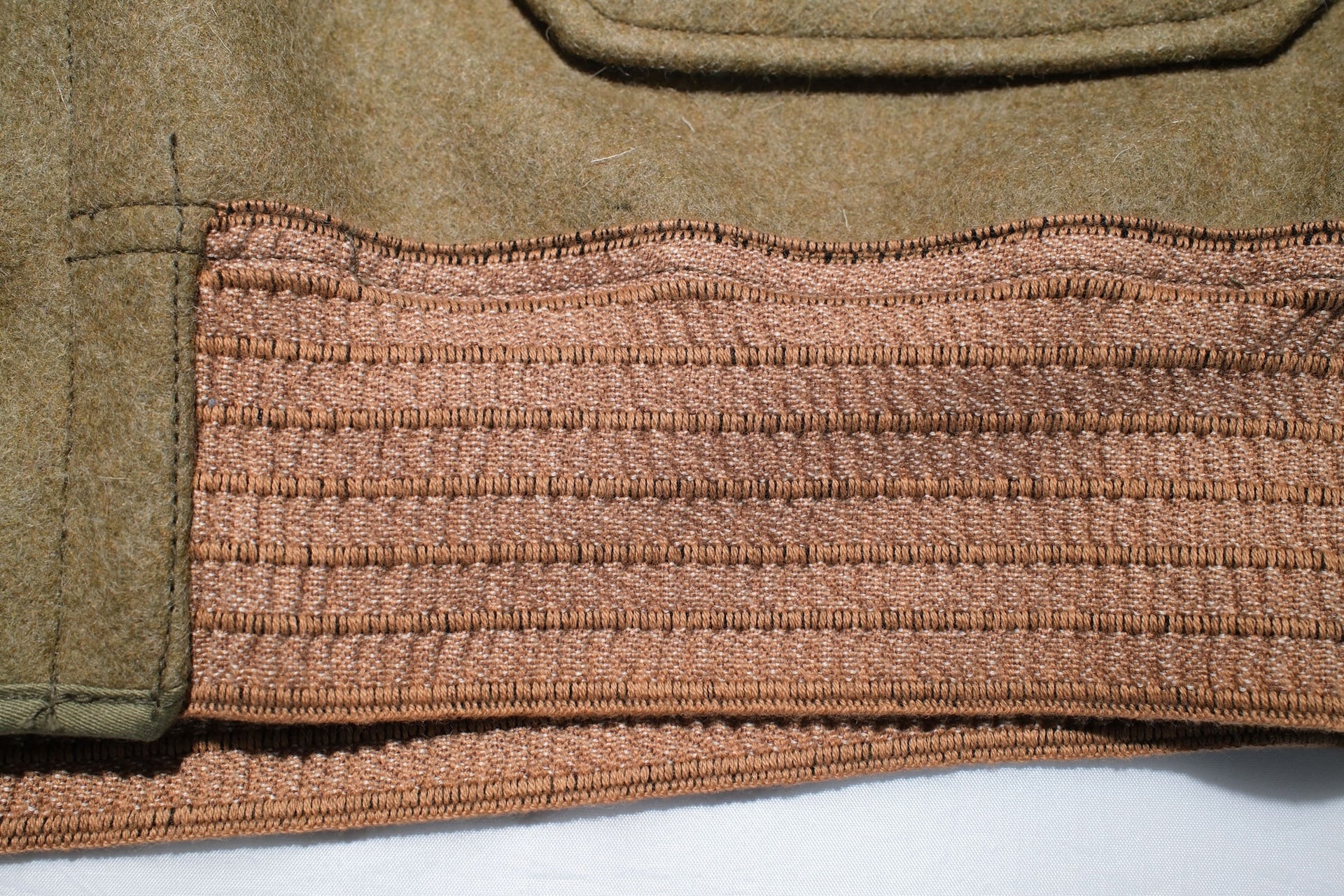 Warehouse Co "Civilian Version" A-1 Melton Wool Jacket (Vintage Olive)