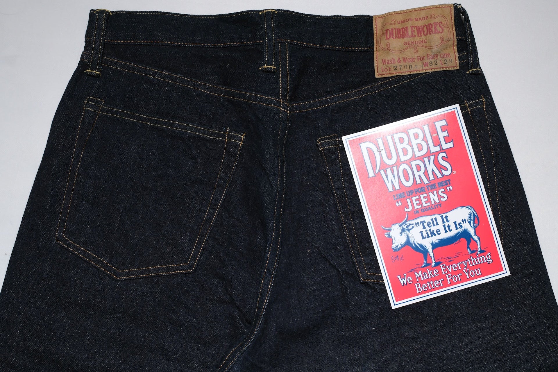 Dubble Works 12.5oz "Standard" Denim (Classic Straight fit)