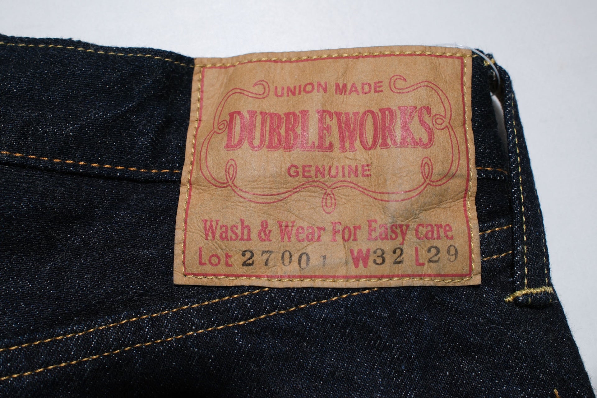 Dubble Works 12.5oz "Standard" Denim (Classic Straight fit)