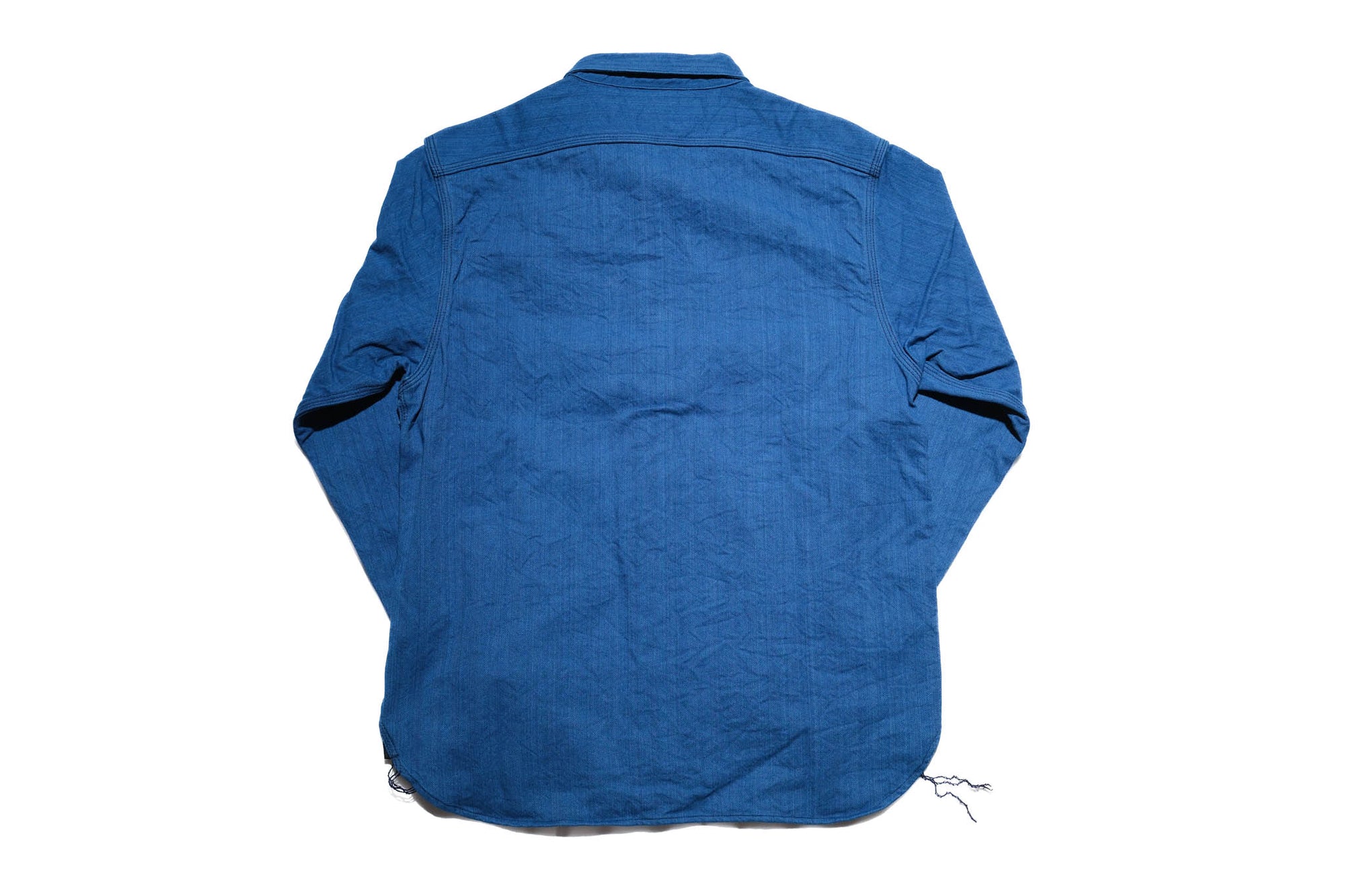 Samurai 10oz Natural Indigo Dyed HBT Work Shirt