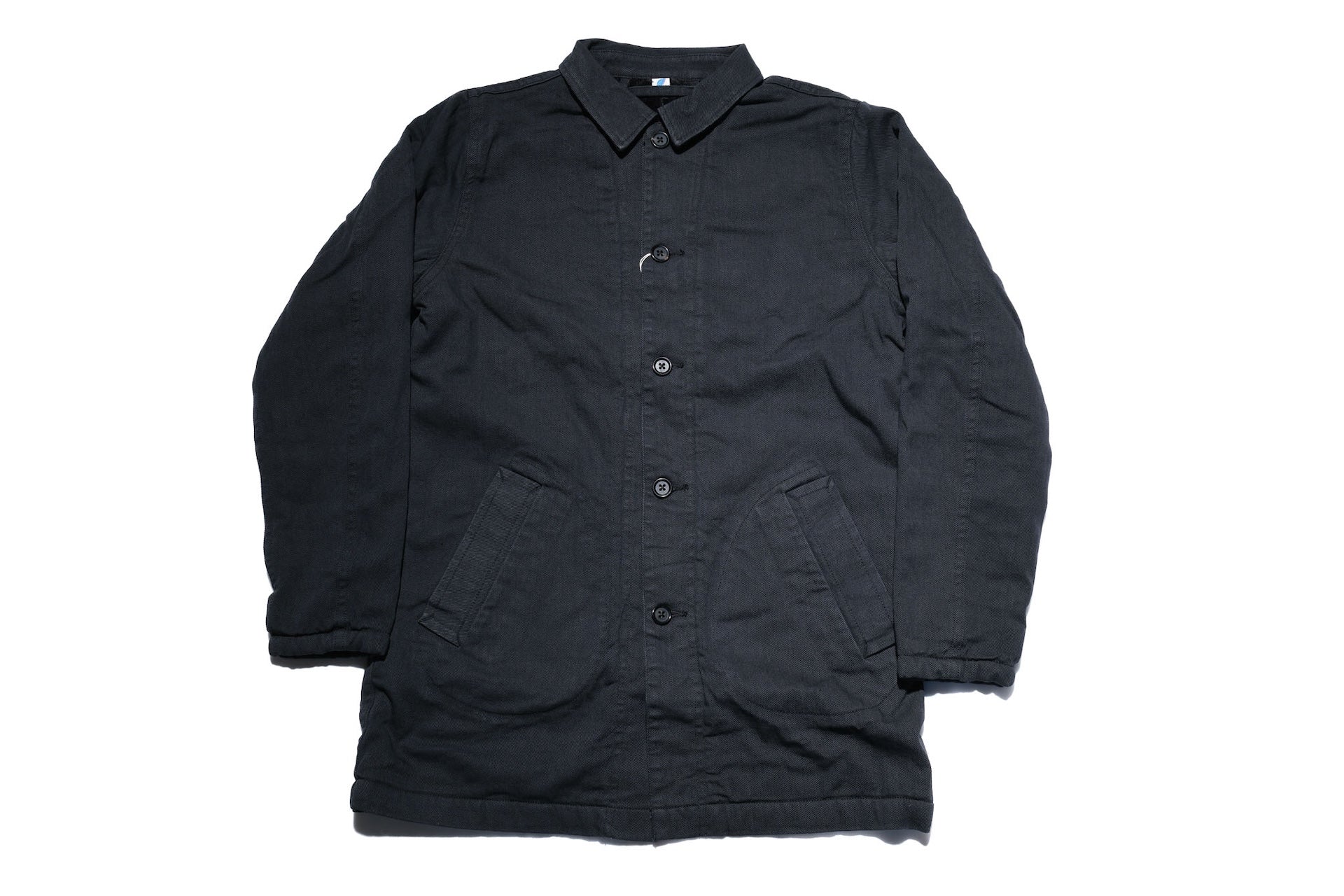 Pure Blue Japan Denim BOA Jacket (Black)