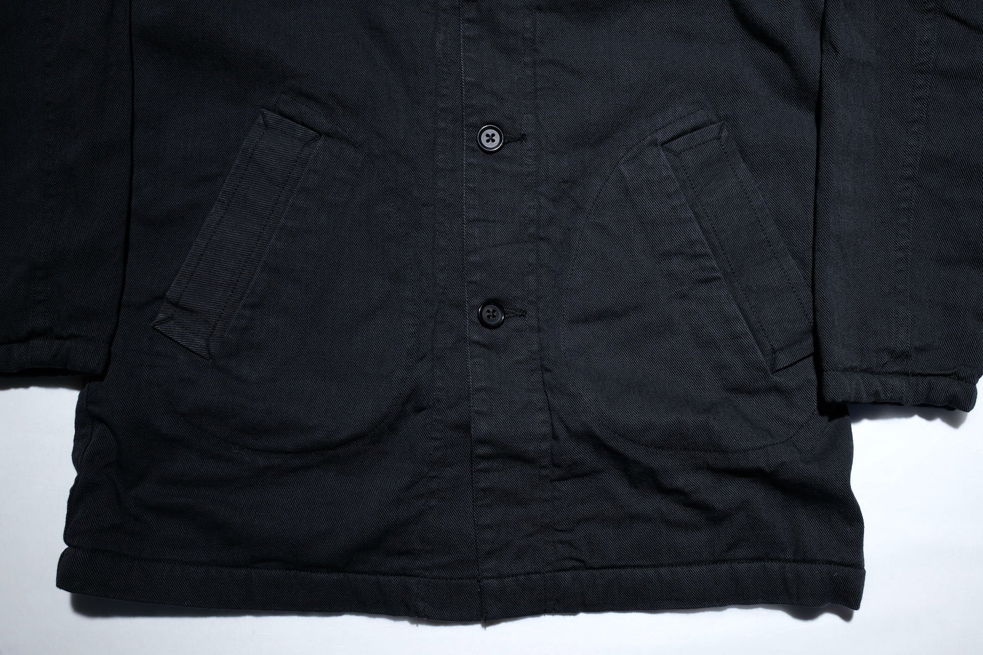 Pure Blue Japan Denim BOA Jacket (Black)