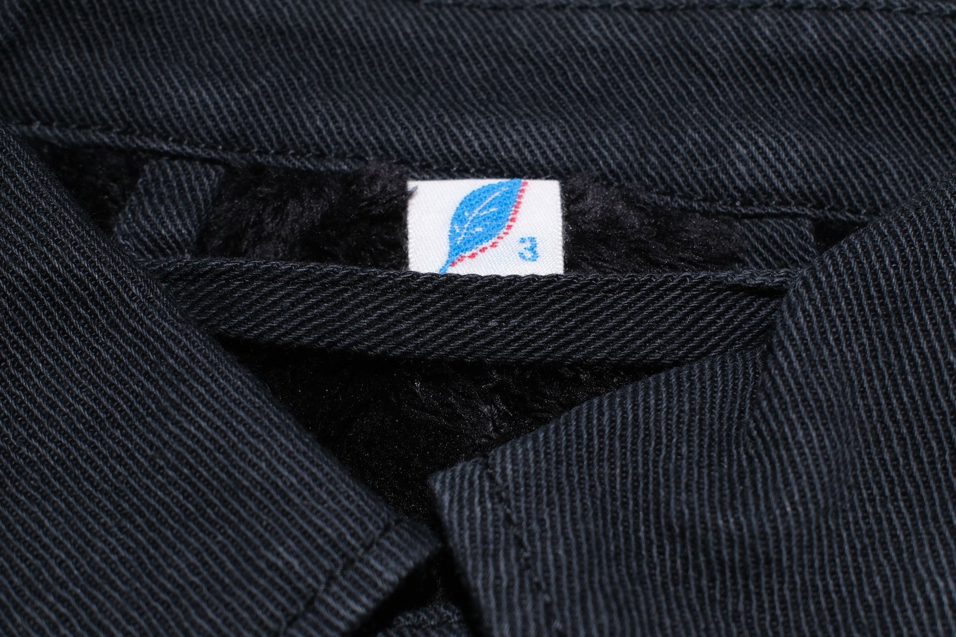 Pure Blue Japan Denim BOA Jacket (Black)