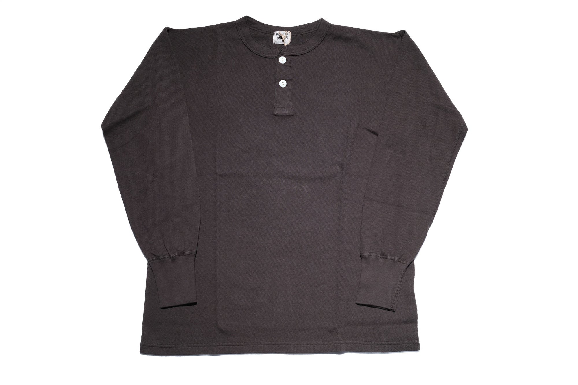 Dubble Works "Standard" L/S Henley Thermal (Black)